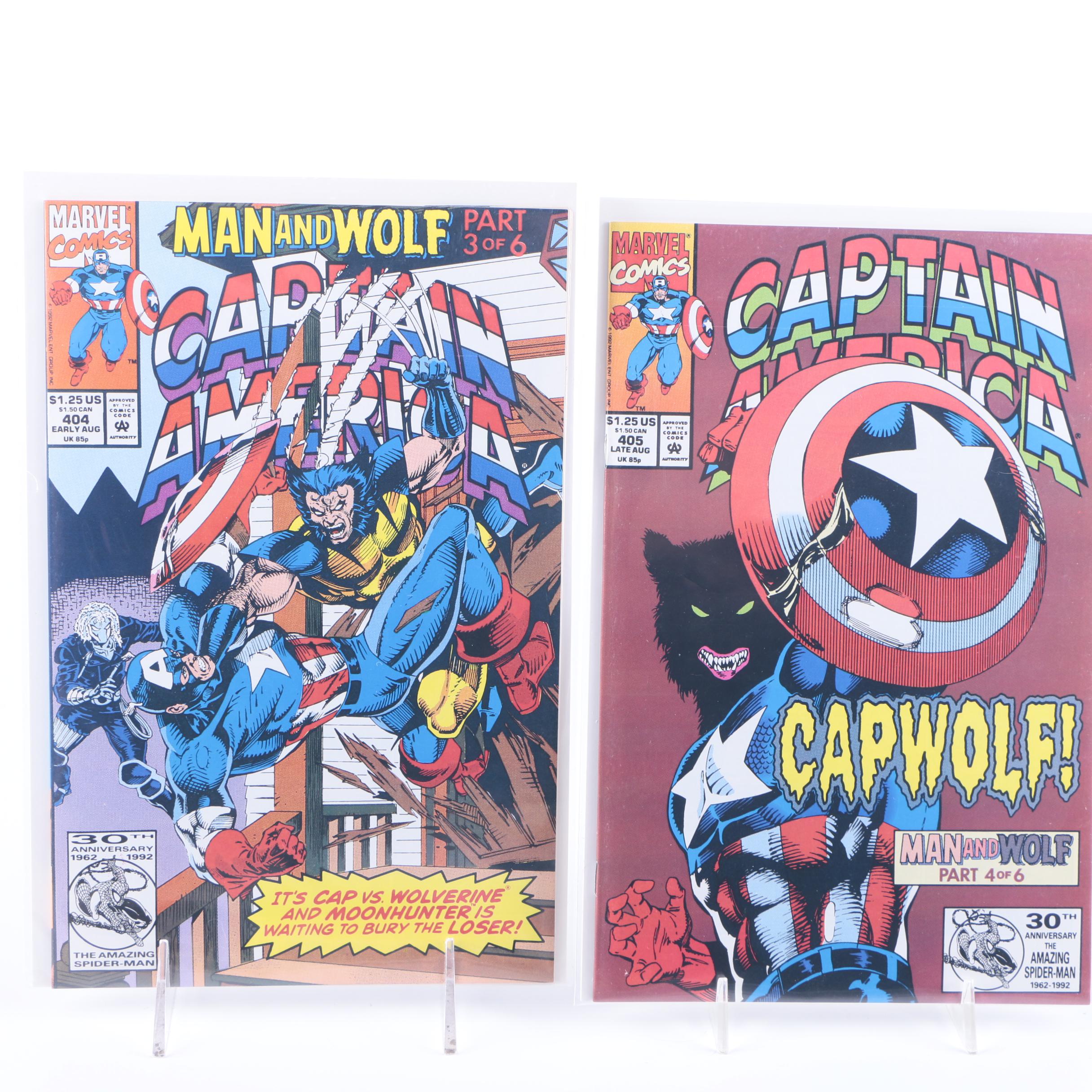 Captain America "Man And Wolf" featuring Wolverine