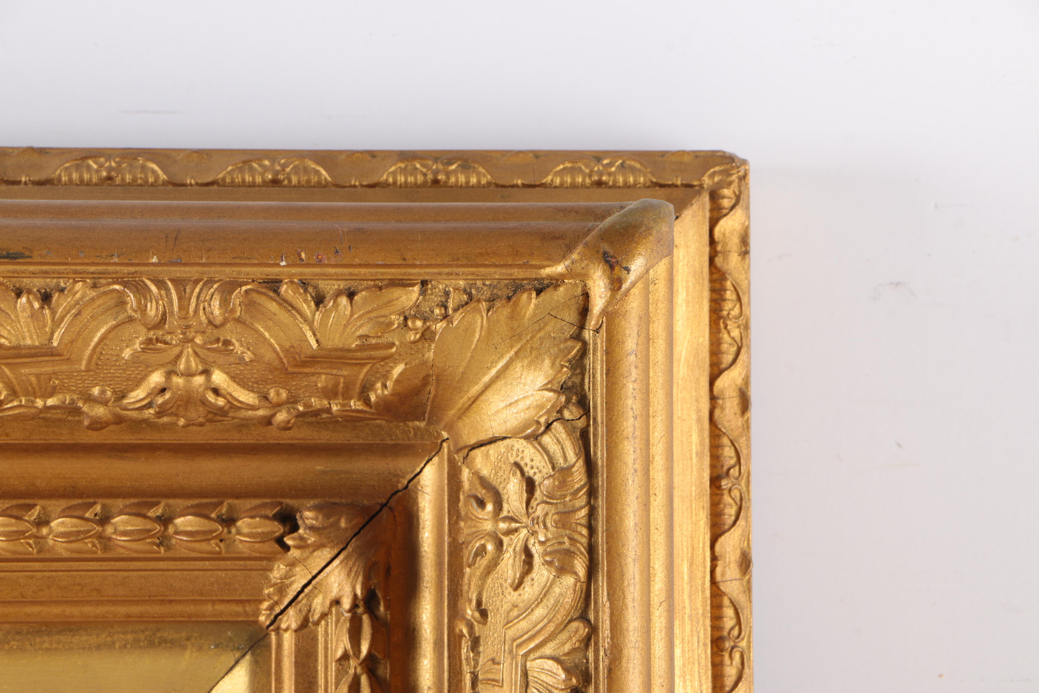 H. P. Truman Oil Painting on Canvas Board "Ship At Shore"