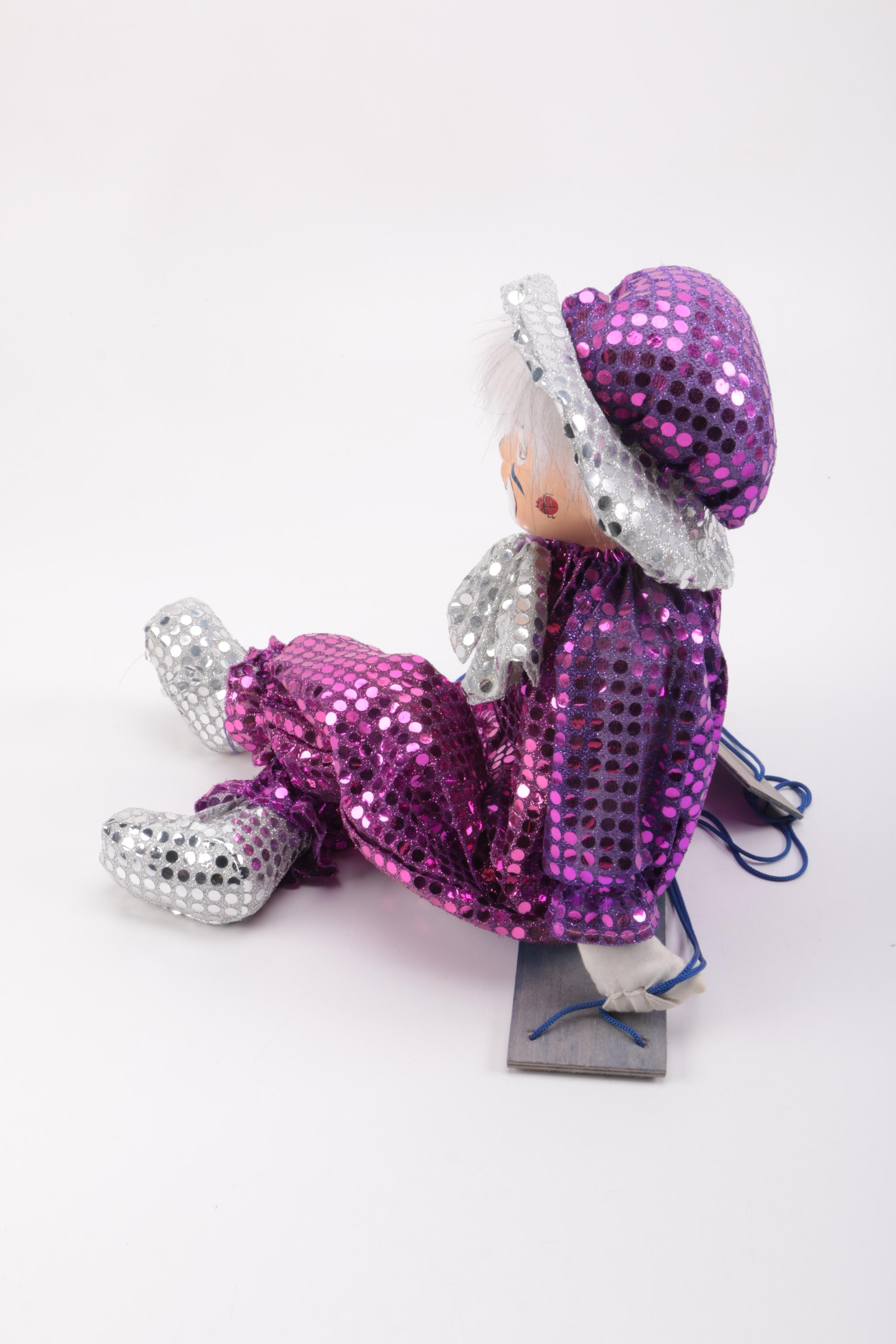 Clown and Harlequin Dolls and Marionettes