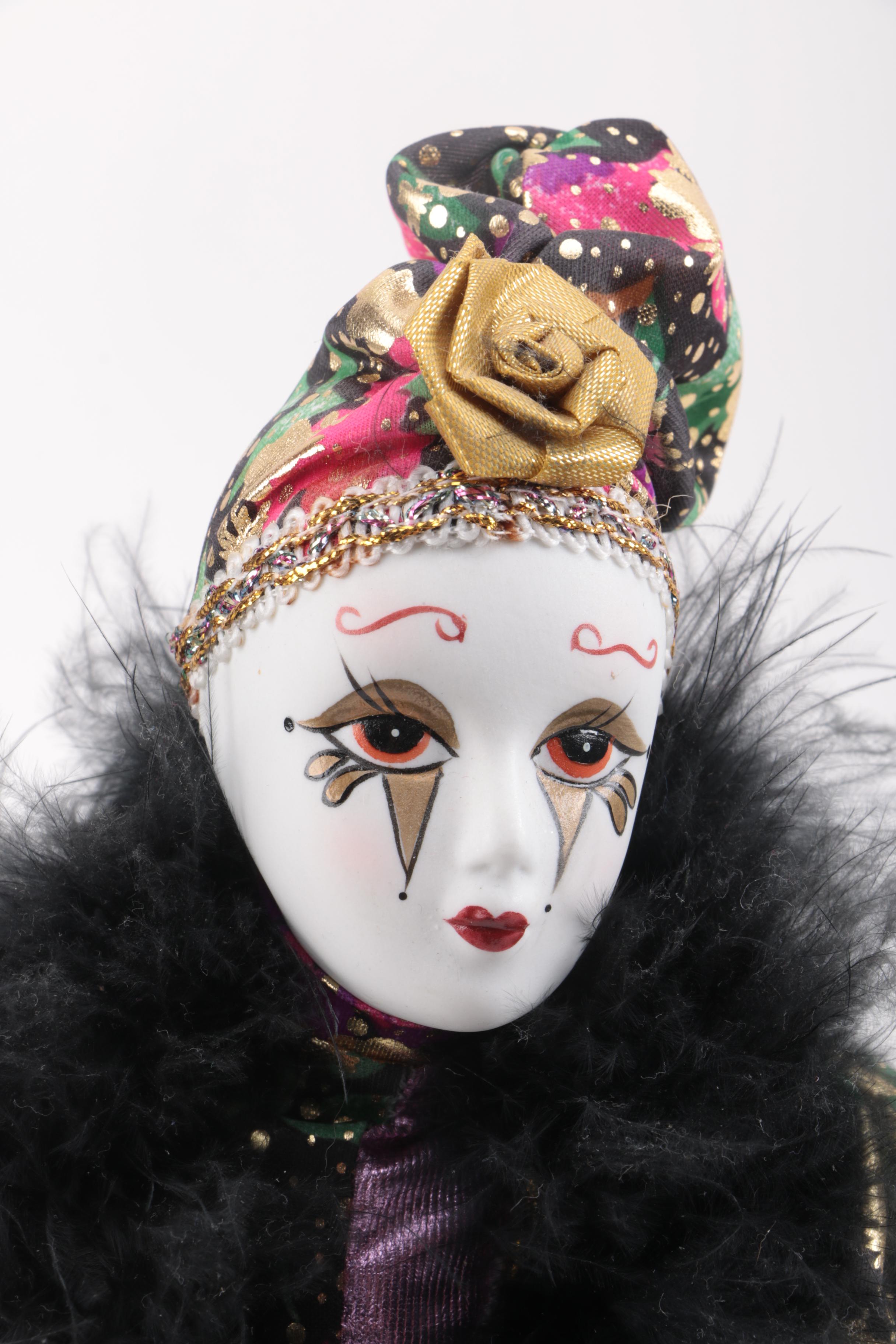 Clown and Harlequin Dolls and Marionettes