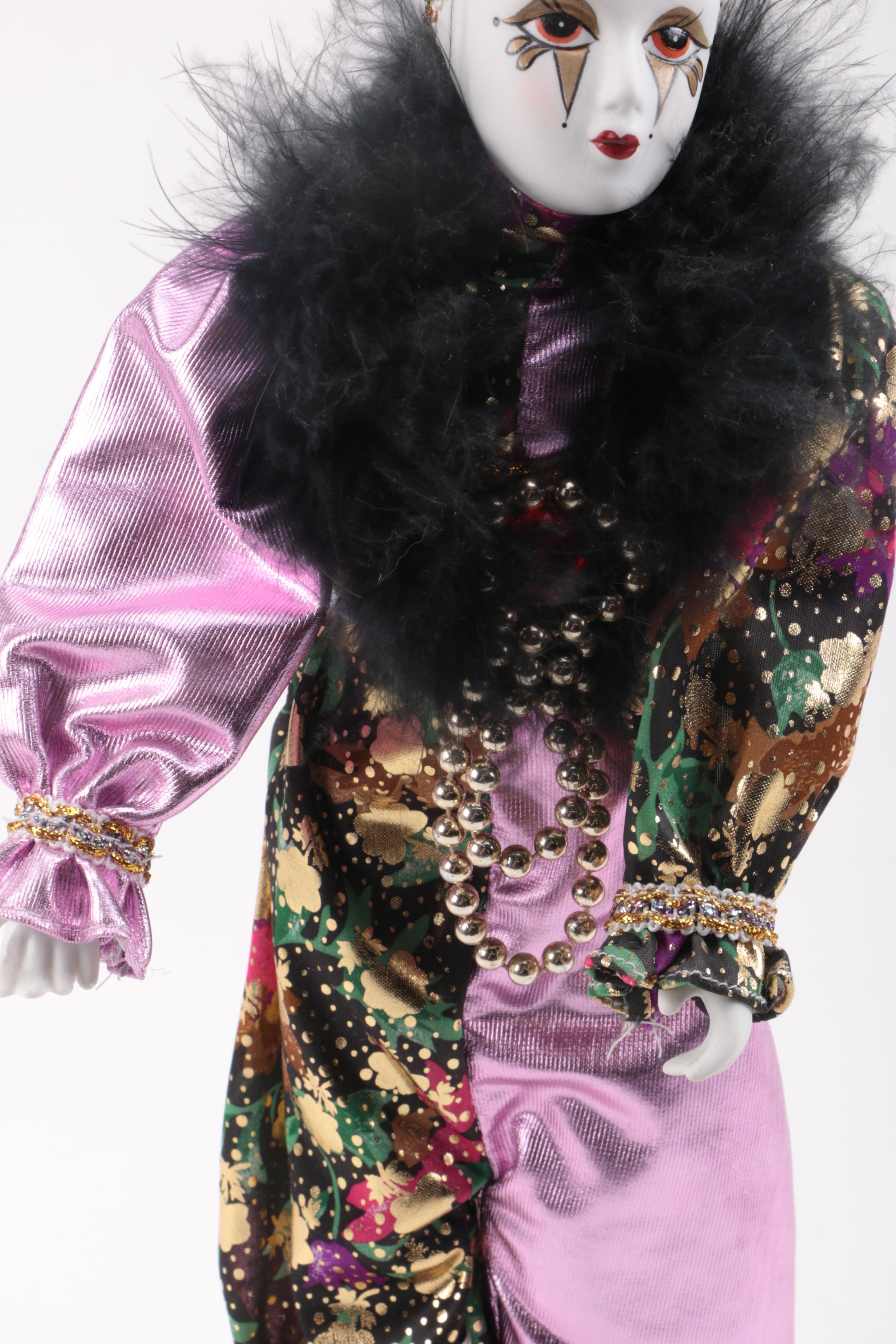 Clown and Harlequin Dolls and Marionettes