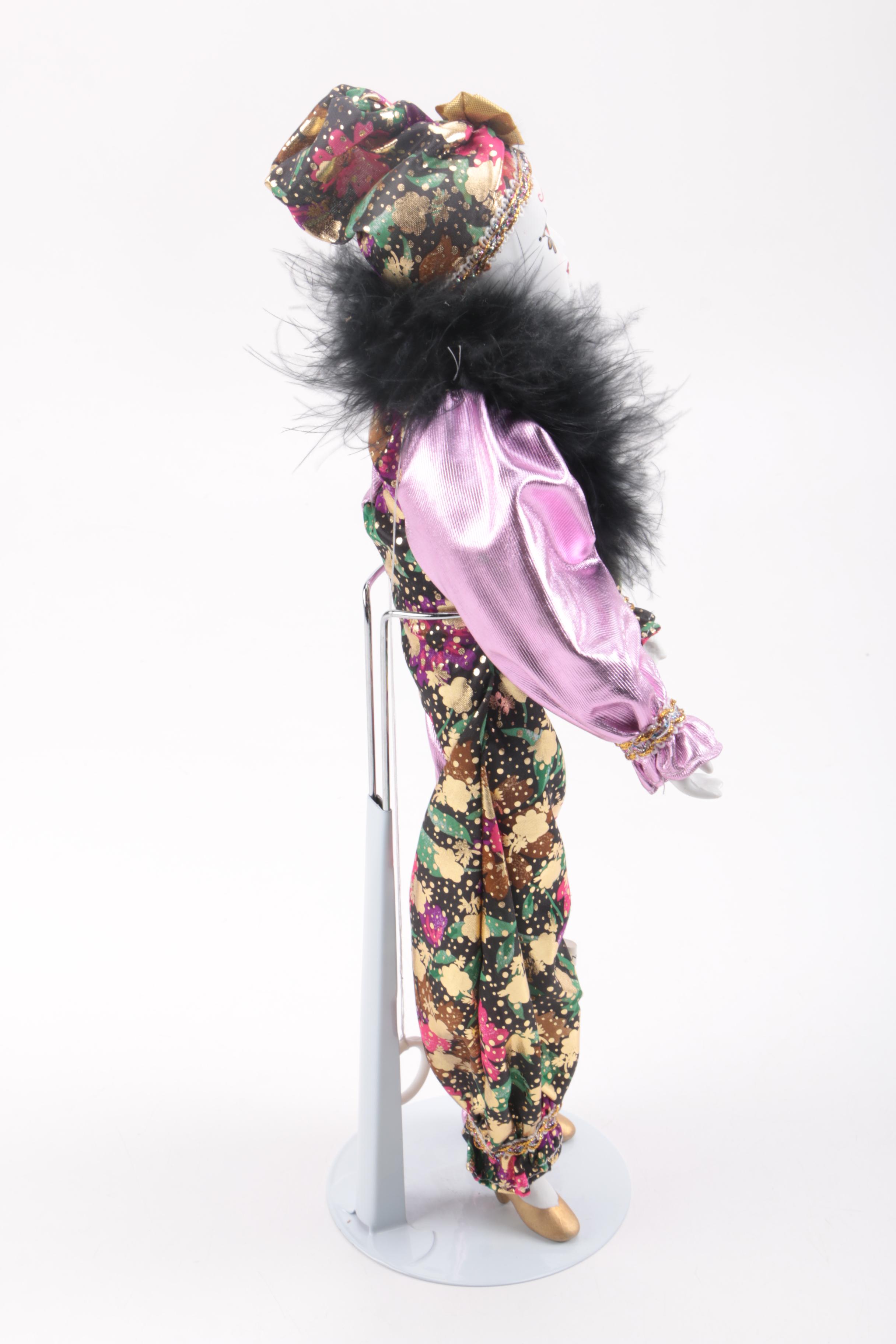 Clown and Harlequin Dolls and Marionettes