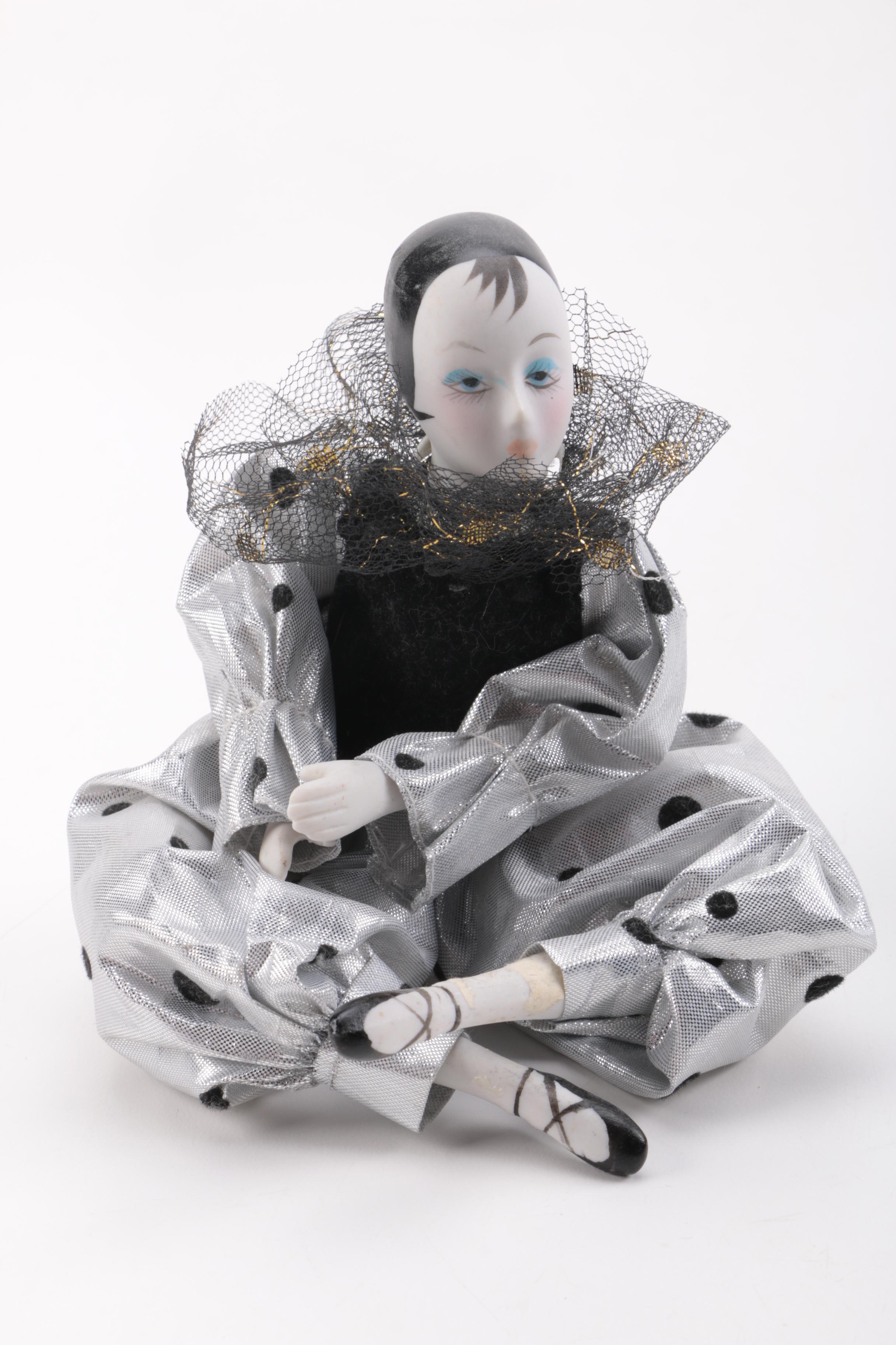 Clown and Harlequin Dolls and Marionettes