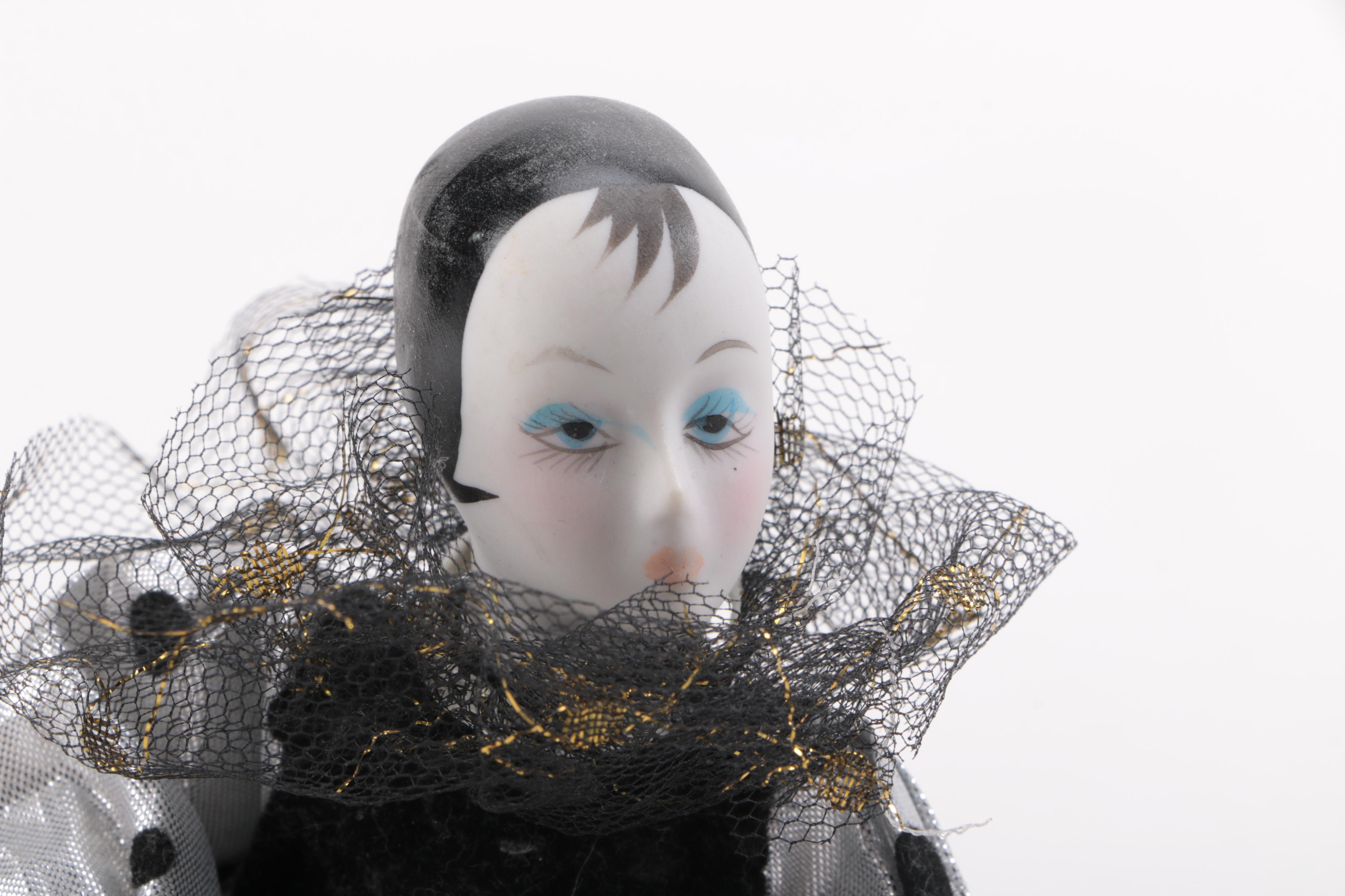 Clown and Harlequin Dolls and Marionettes