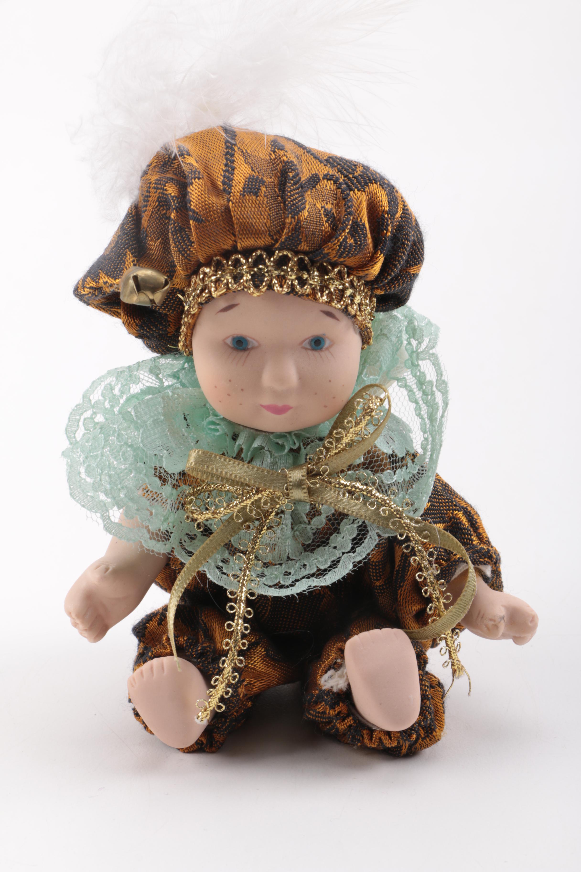 Clown and Harlequin Dolls and Marionettes