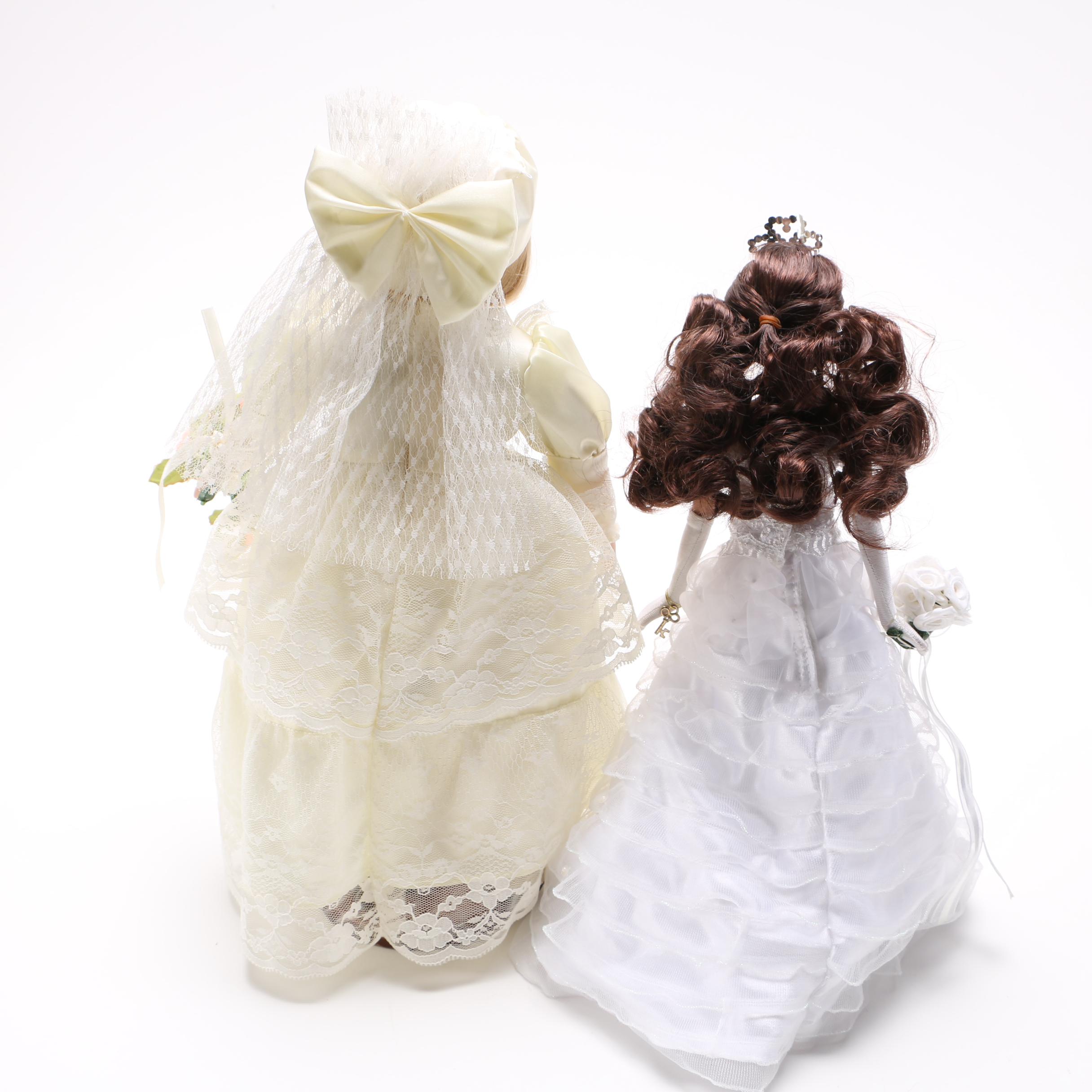 Collectible Porcelain Bride Dolls
