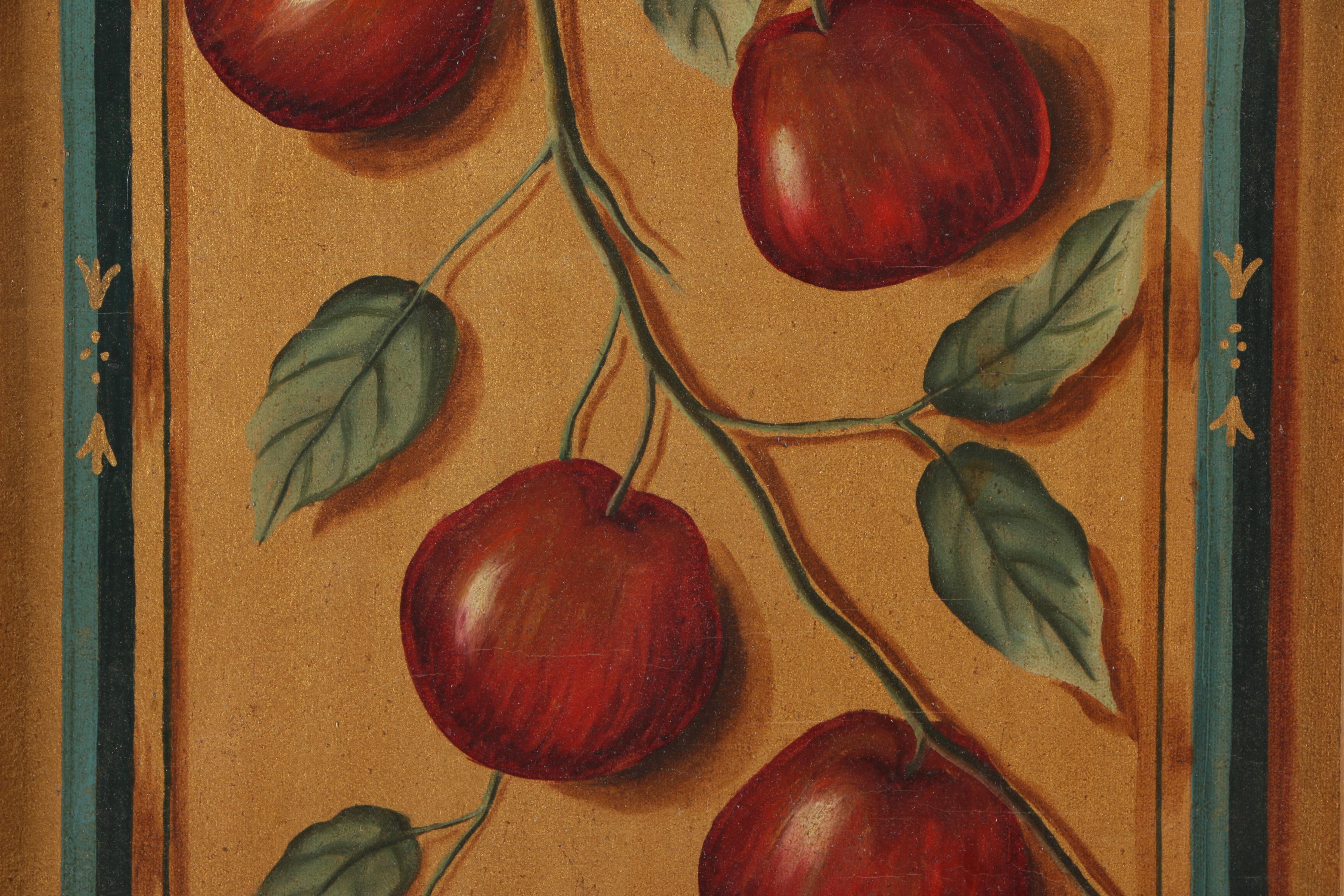 Marchand Tromp L'oeil Oil on Canvas "Fruit"