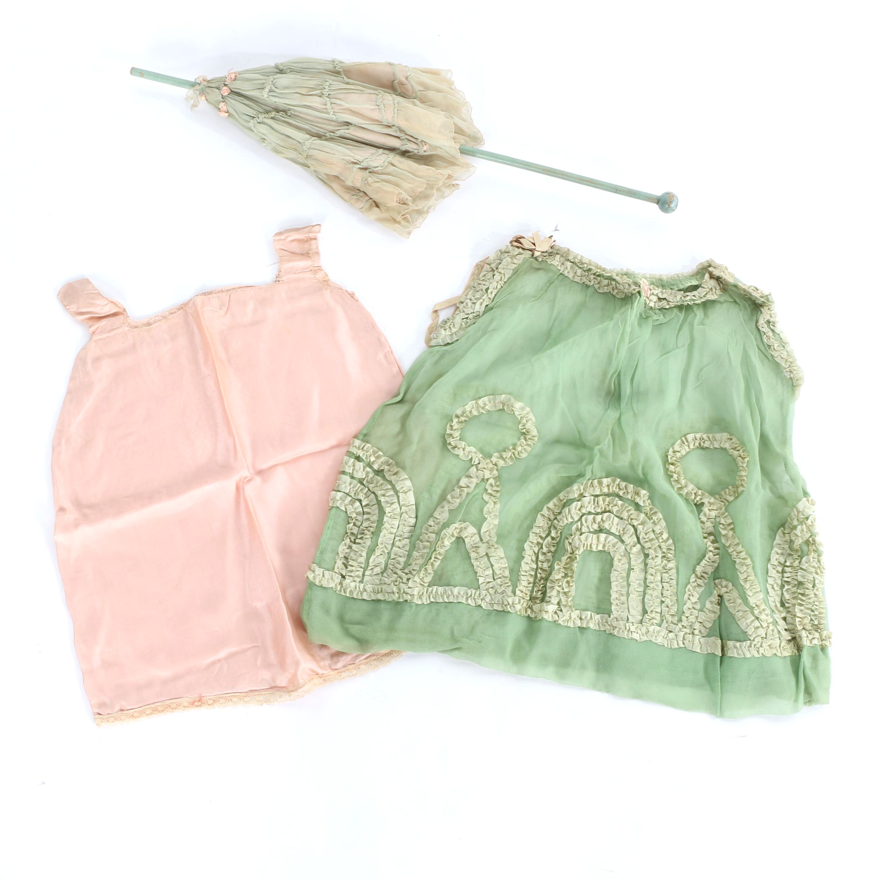 Vintage Girl's Tops and Parasol