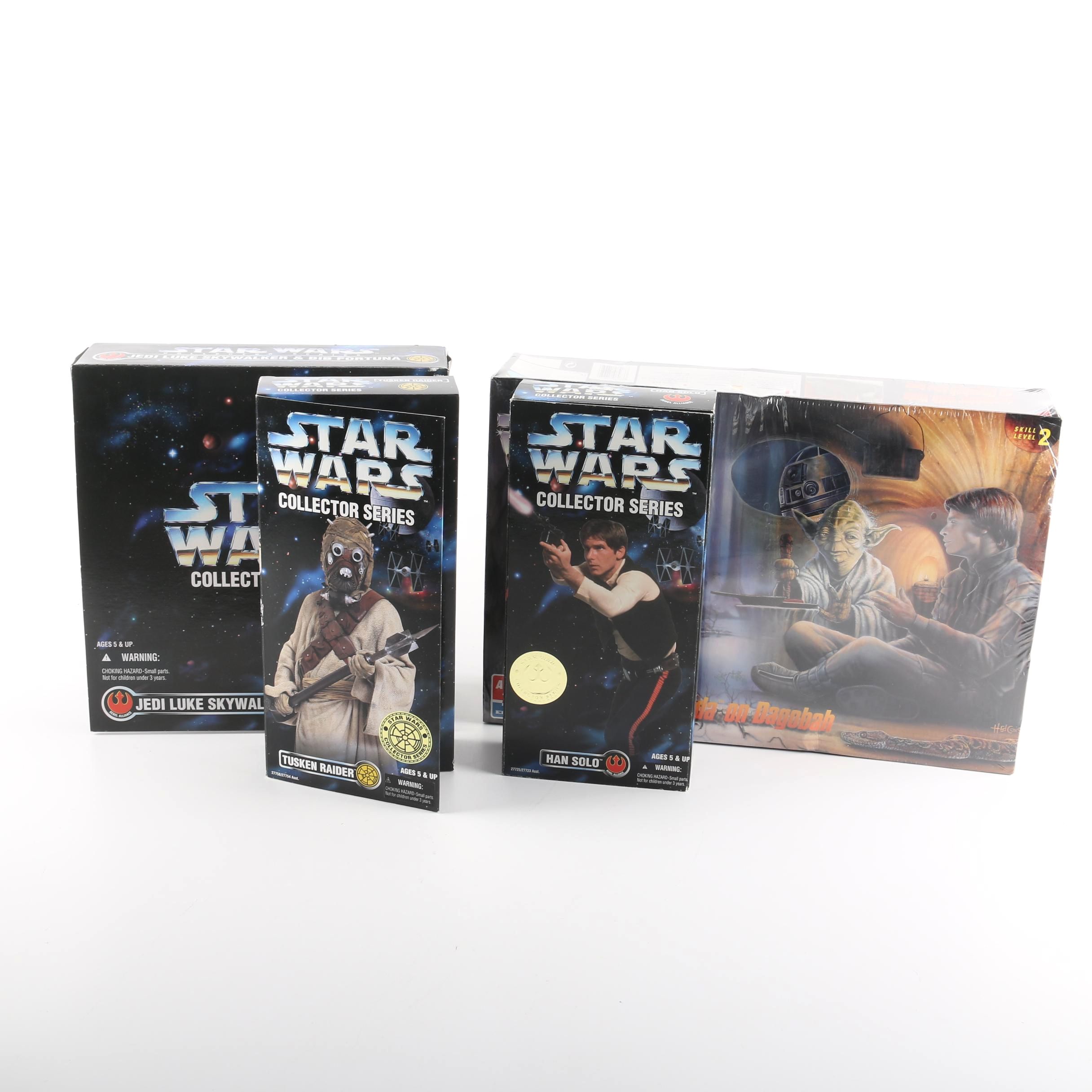 "Star Wars" Encounter With Yoda on Dagobah and "Star Wars" Figures