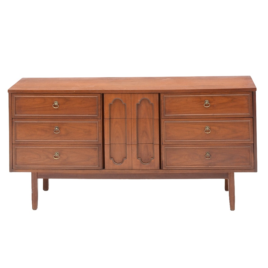 Mid Century Modern Walnut Dresser