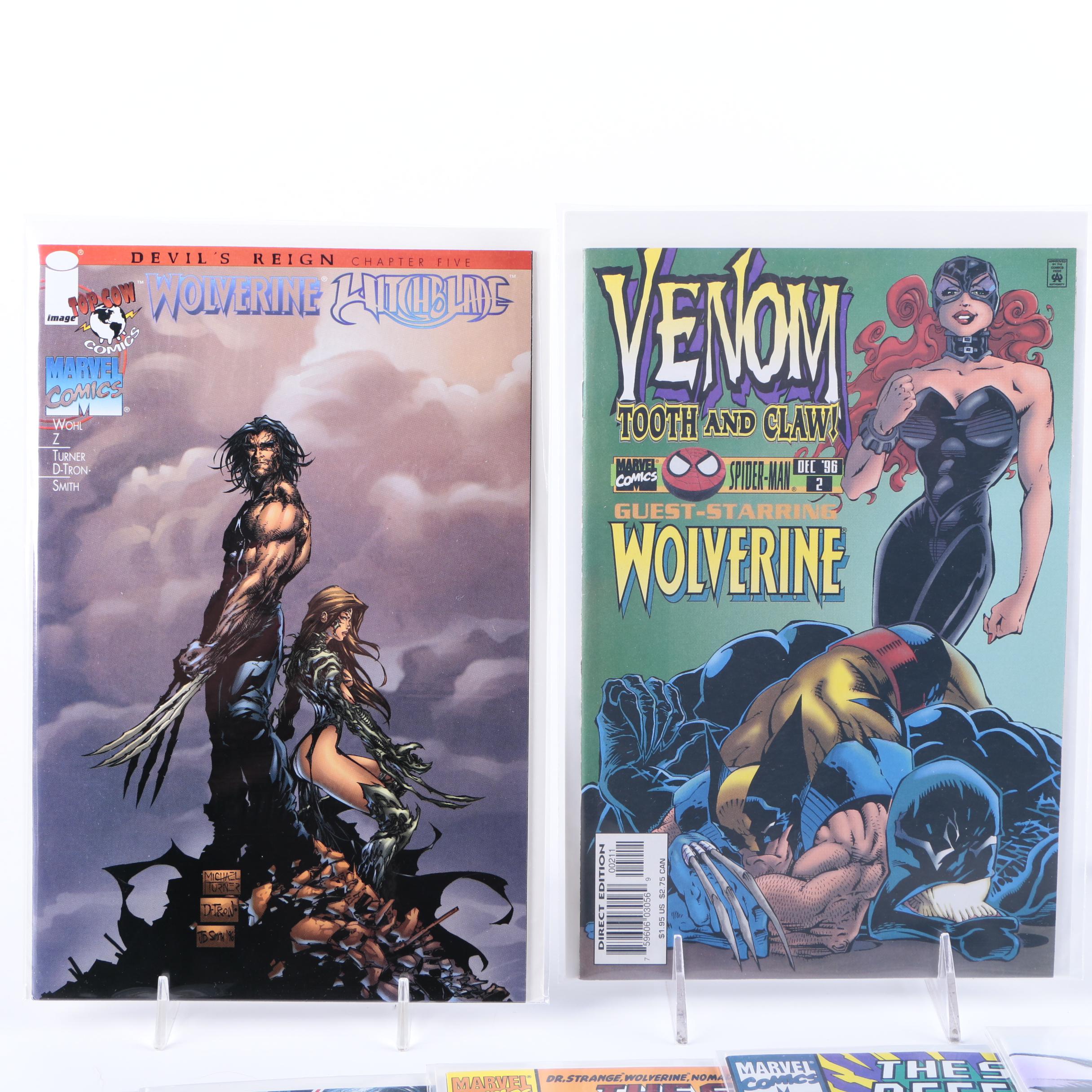 Assorted Modern Age Comics featuring Wolverine