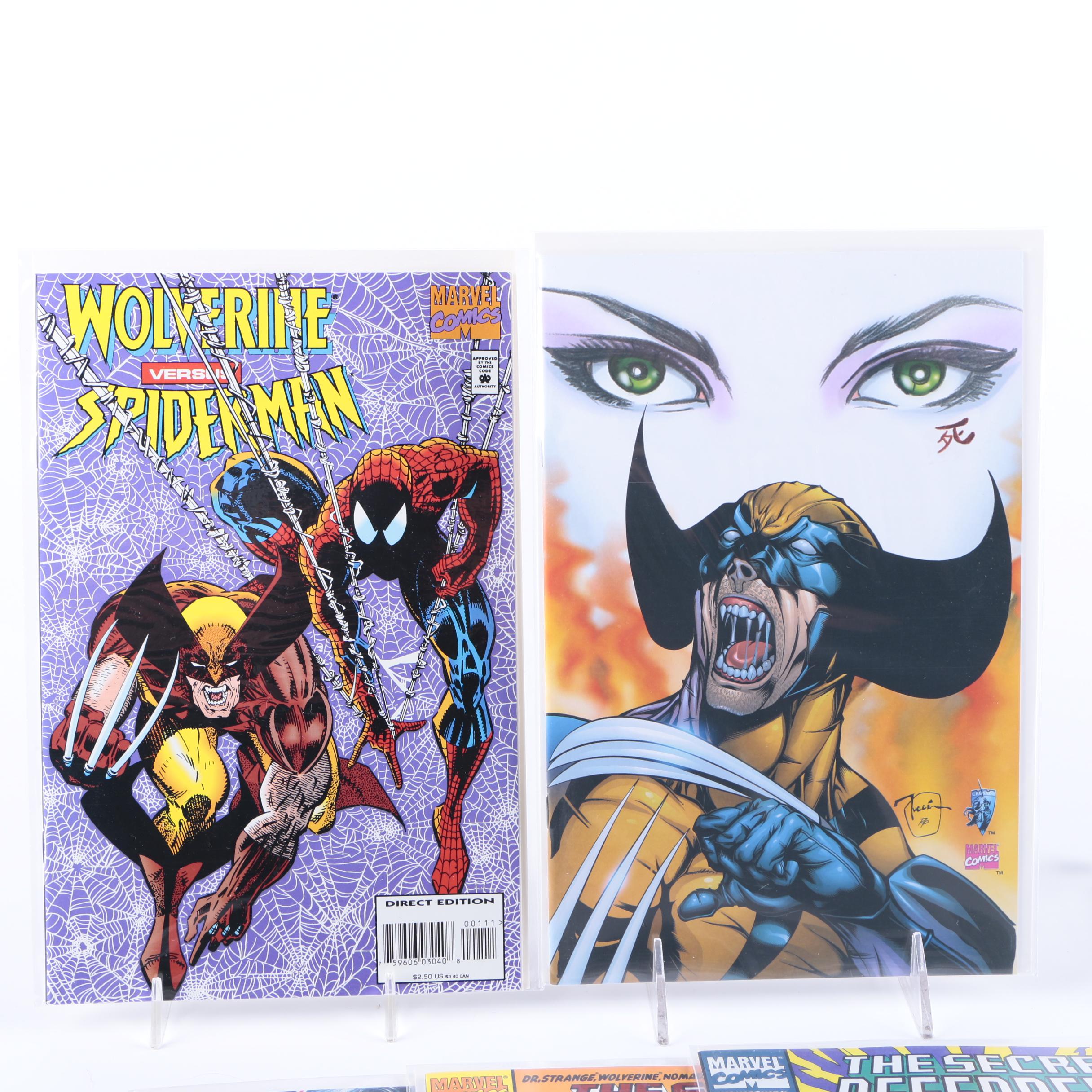 Assorted Modern Age Comics featuring Wolverine