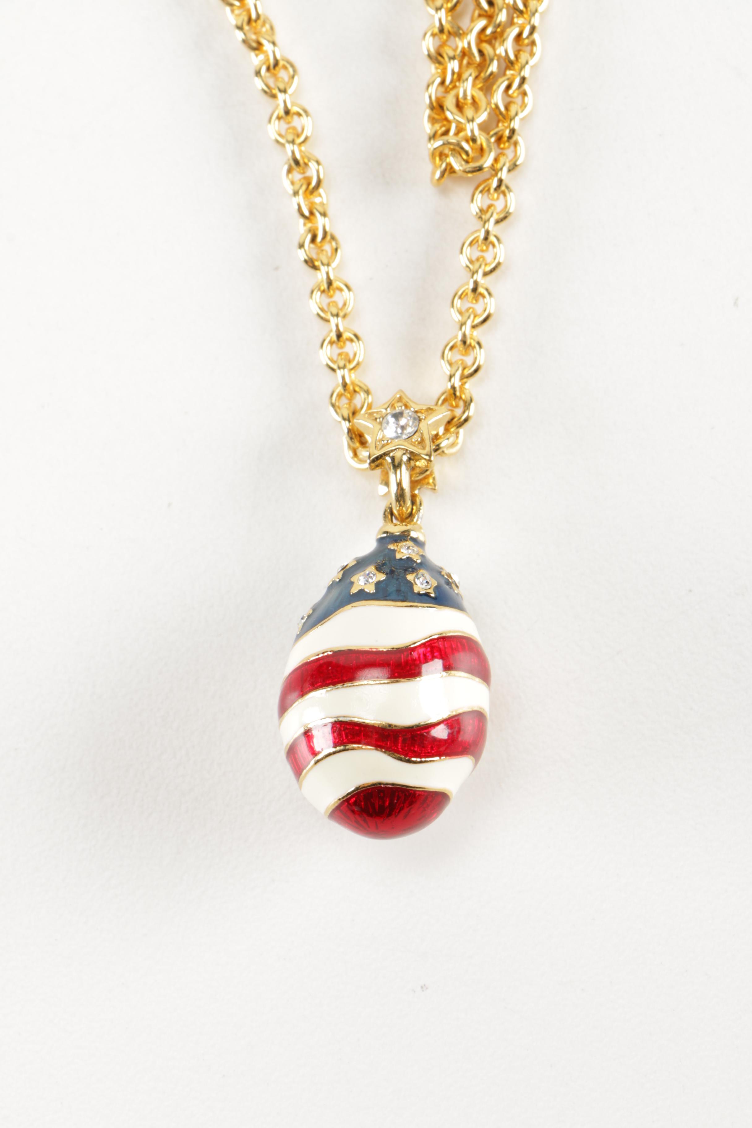 Patriotic Jewelry Including Christopher Radko and Kenneth Jay Lane