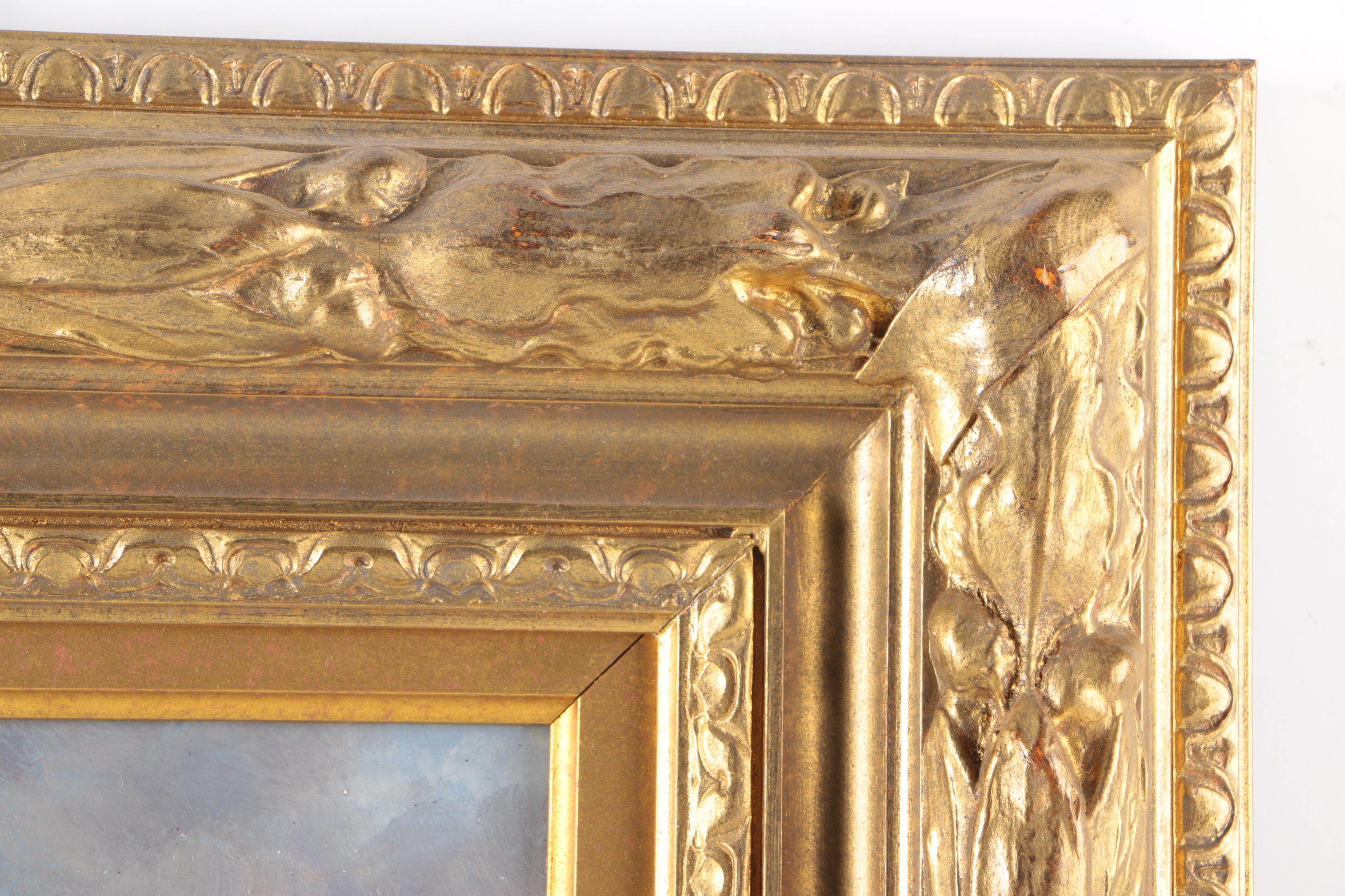 Horton Oil Painting on Board Hunting Scene