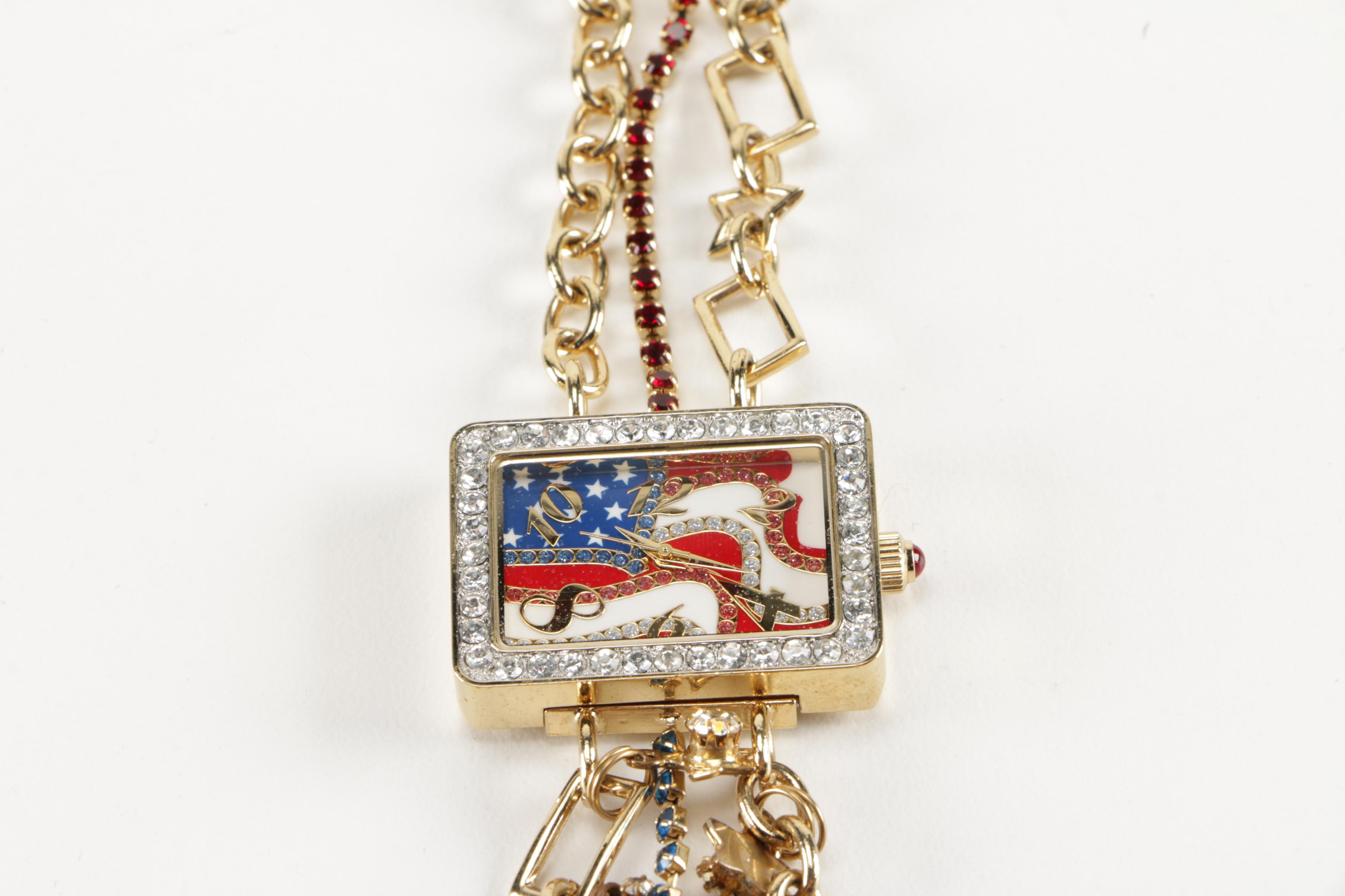 Patriotic Jewelry Including Christopher Radko and Kenneth Jay Lane