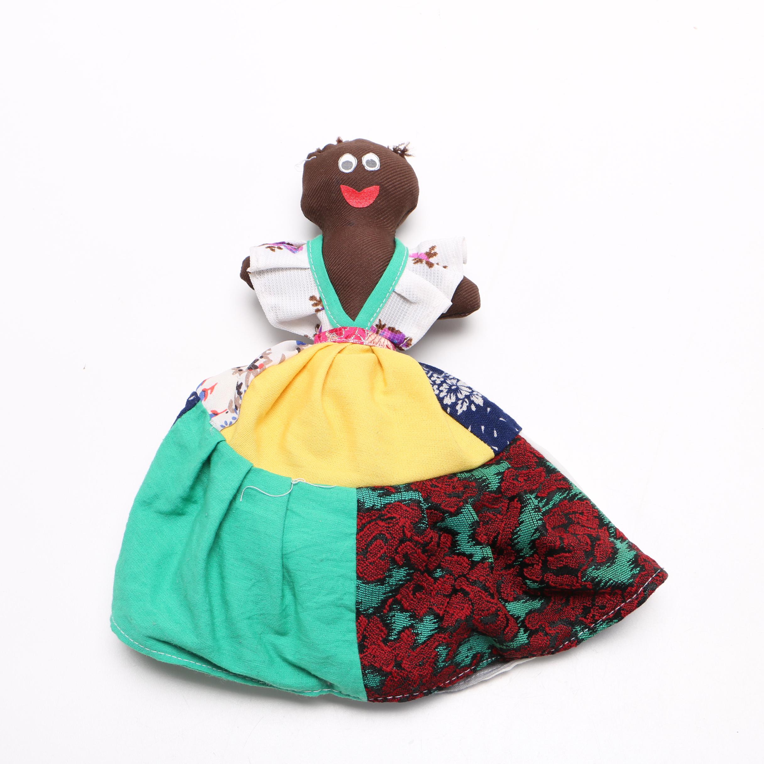 Dolls in Mexican Style Dress, a Flip Doll, and a Doll in Western Style Dress