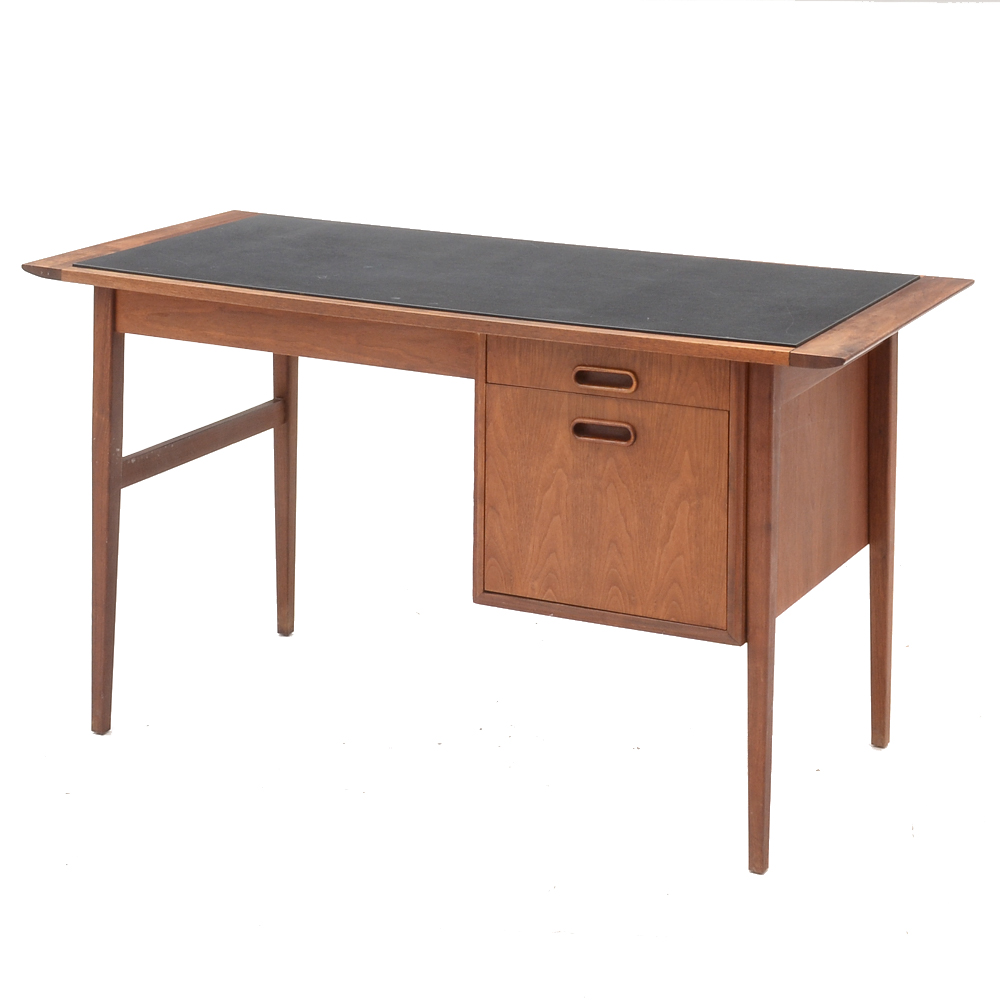 Mid Century Modern Walnut Desk
