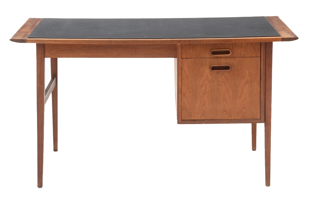 Mid Century Modern Walnut Desk
