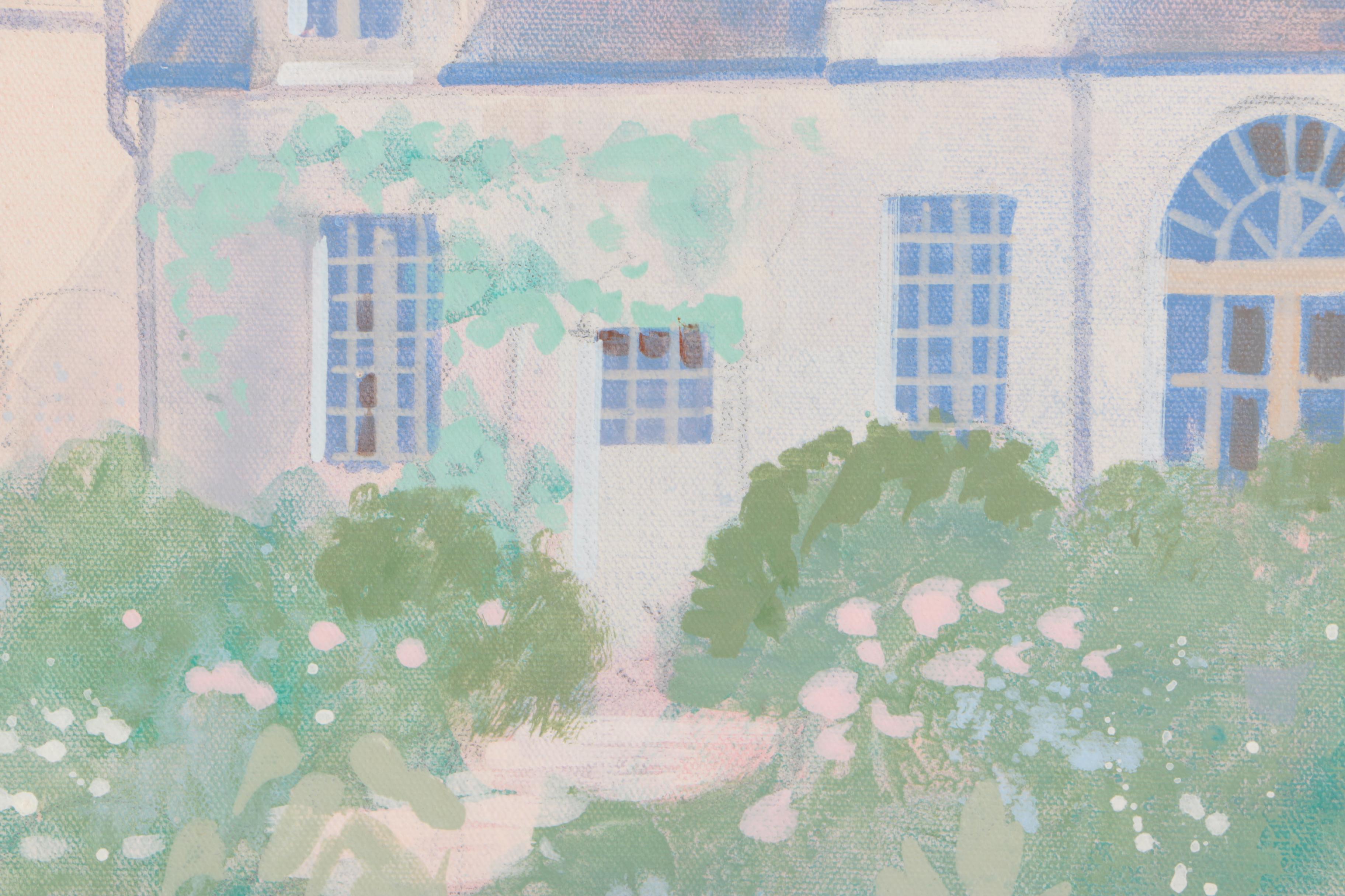 William Benecke Oil Painting on Canvas "Loire Valley"