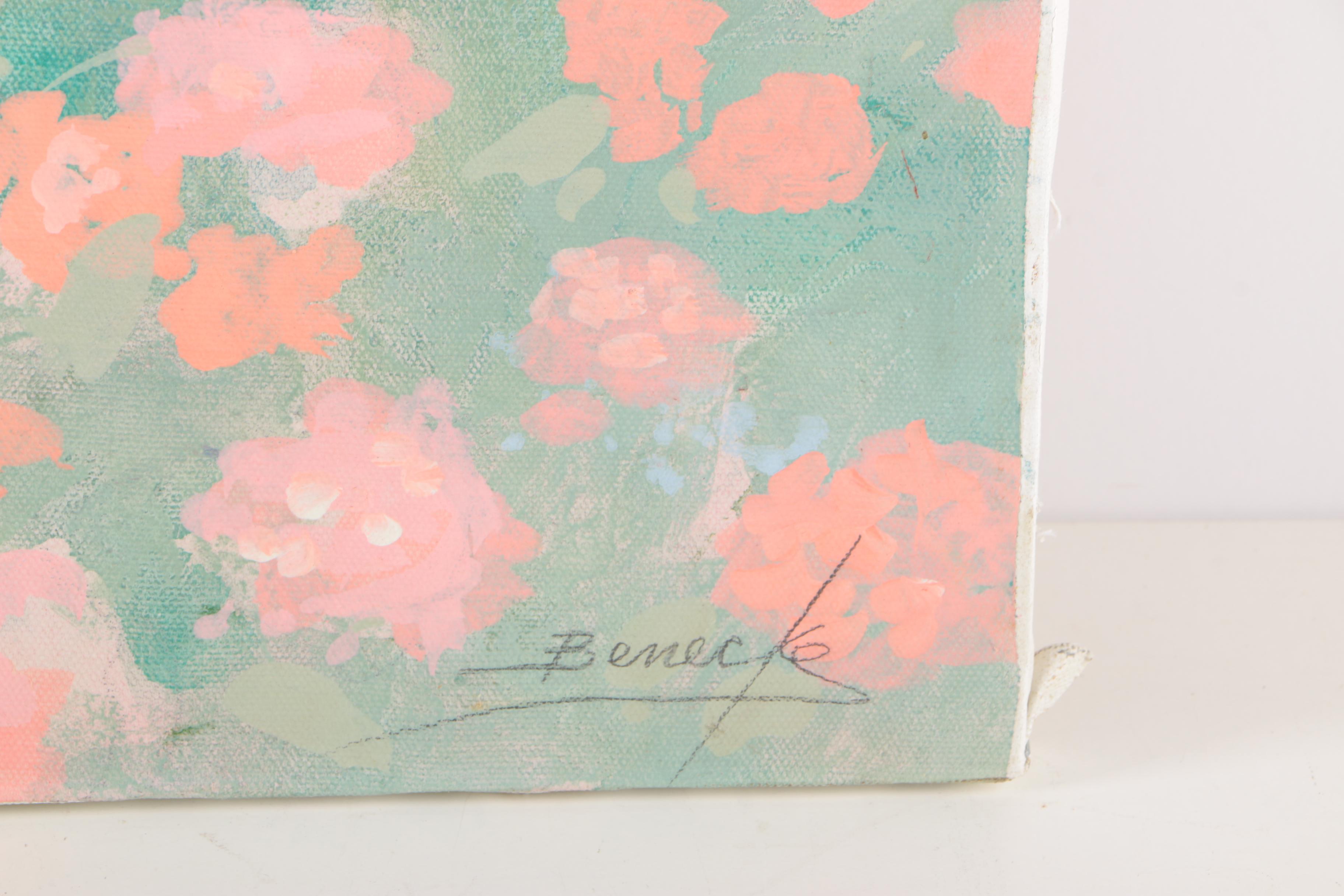 William Benecke Oil Painting on Canvas "Loire Valley"