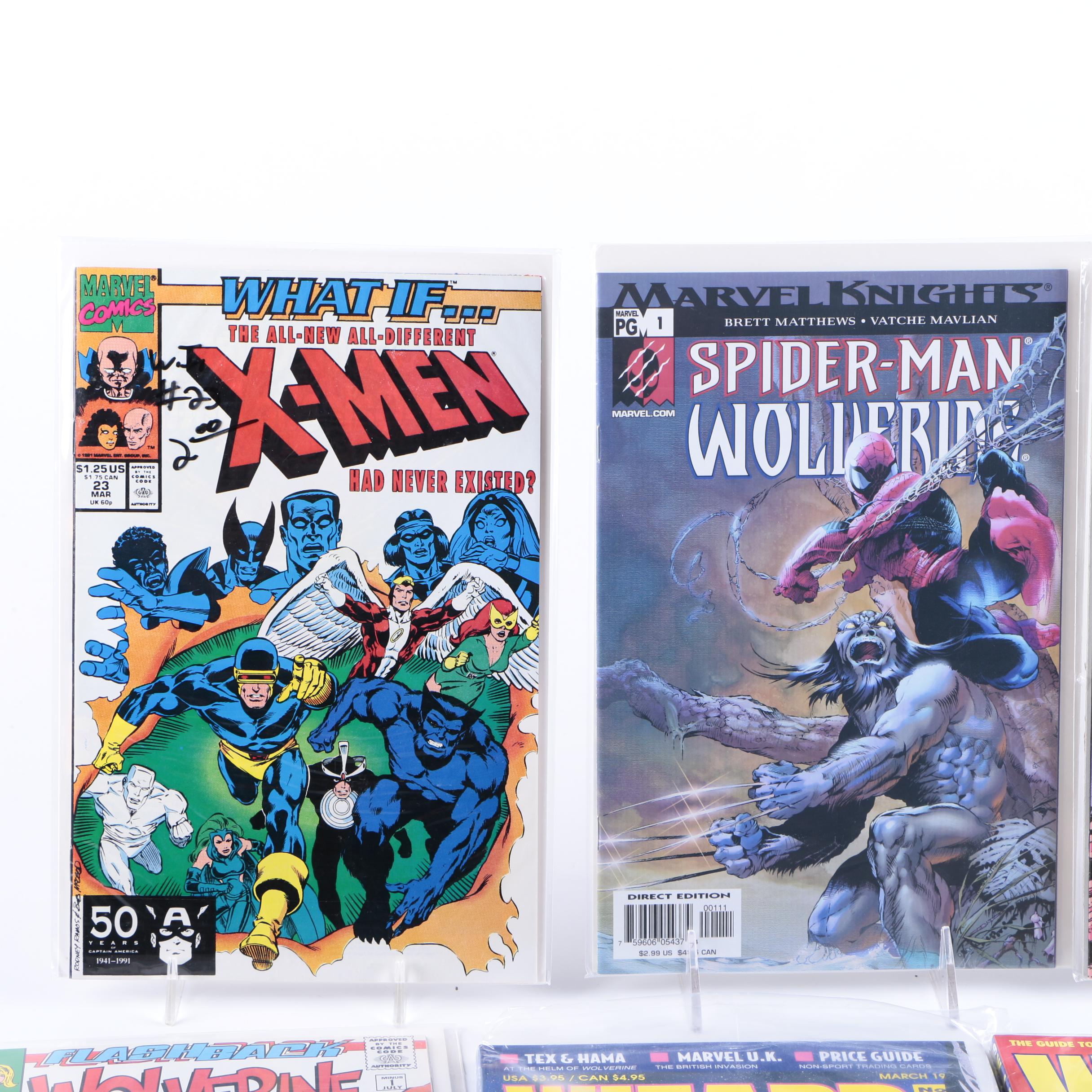 Fifteen "Wolverine" Comic Books and Magazines