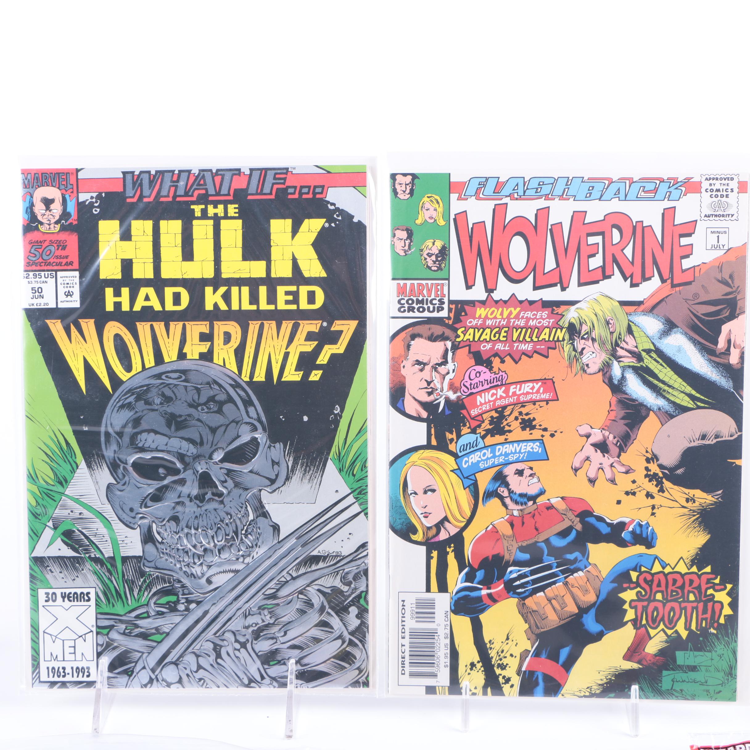 Fifteen "Wolverine" Comic Books and Magazines