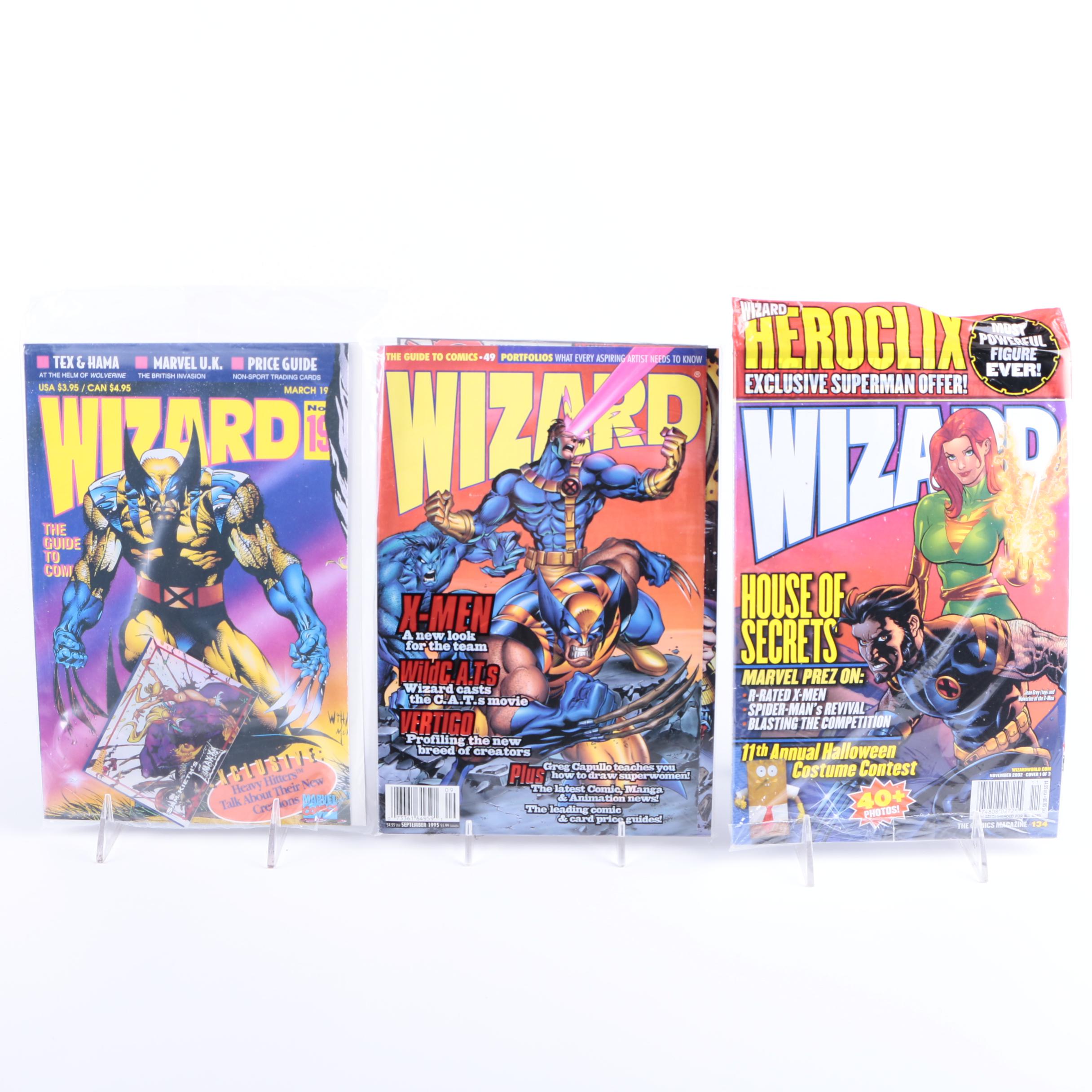 Fifteen "Wolverine" Comic Books and Magazines