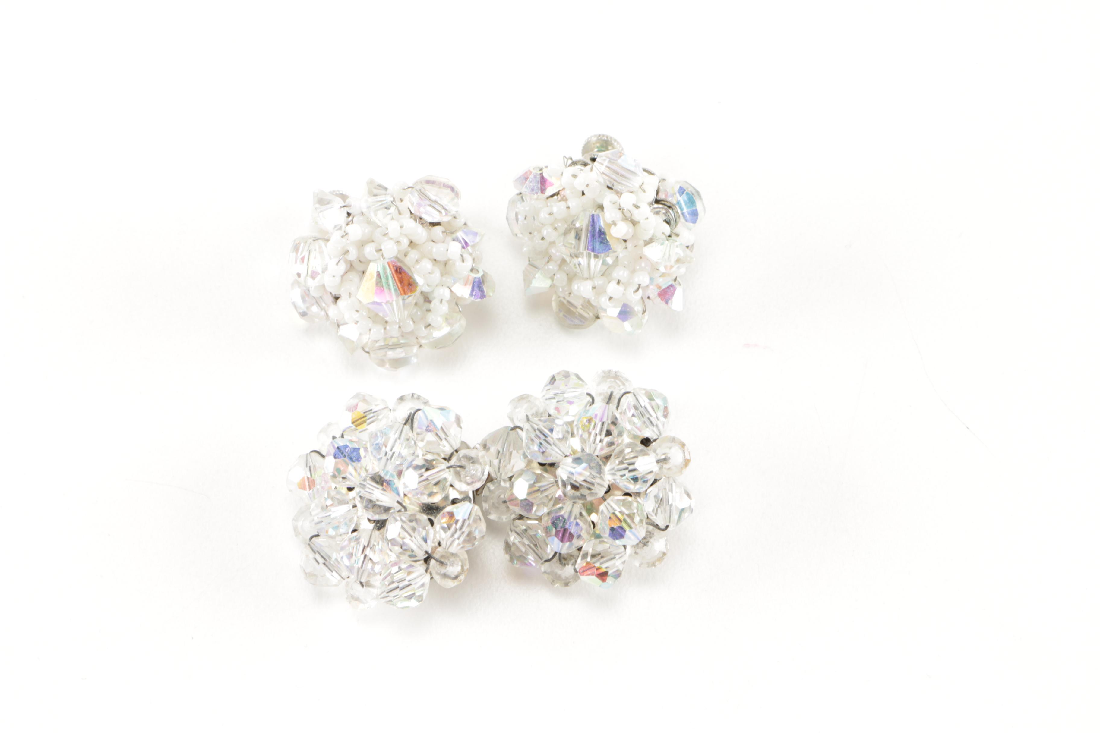 Costume Earrings Including Weiss and Vendome