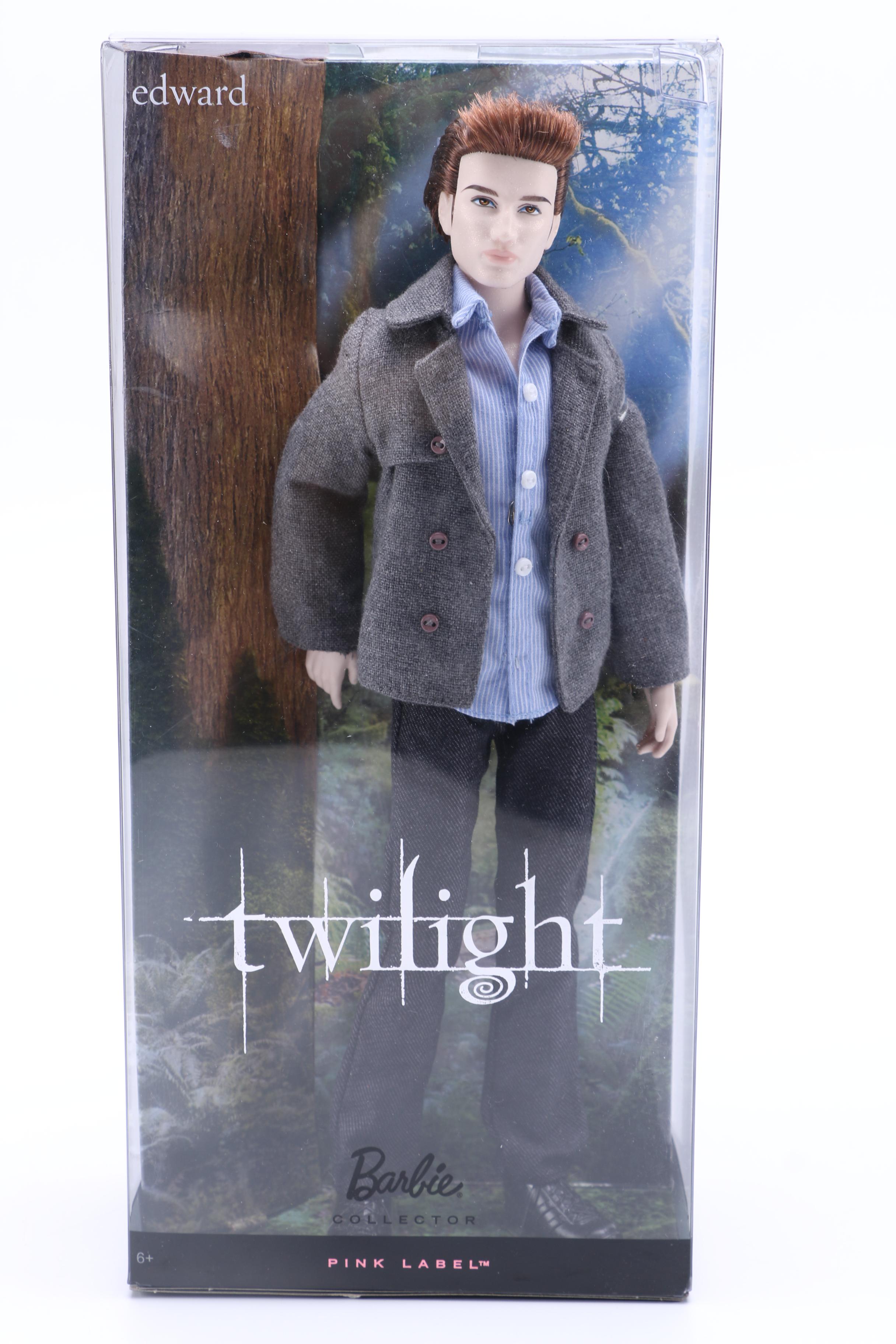 Set of Four "Twilight" Pink Label Barbie Dolls