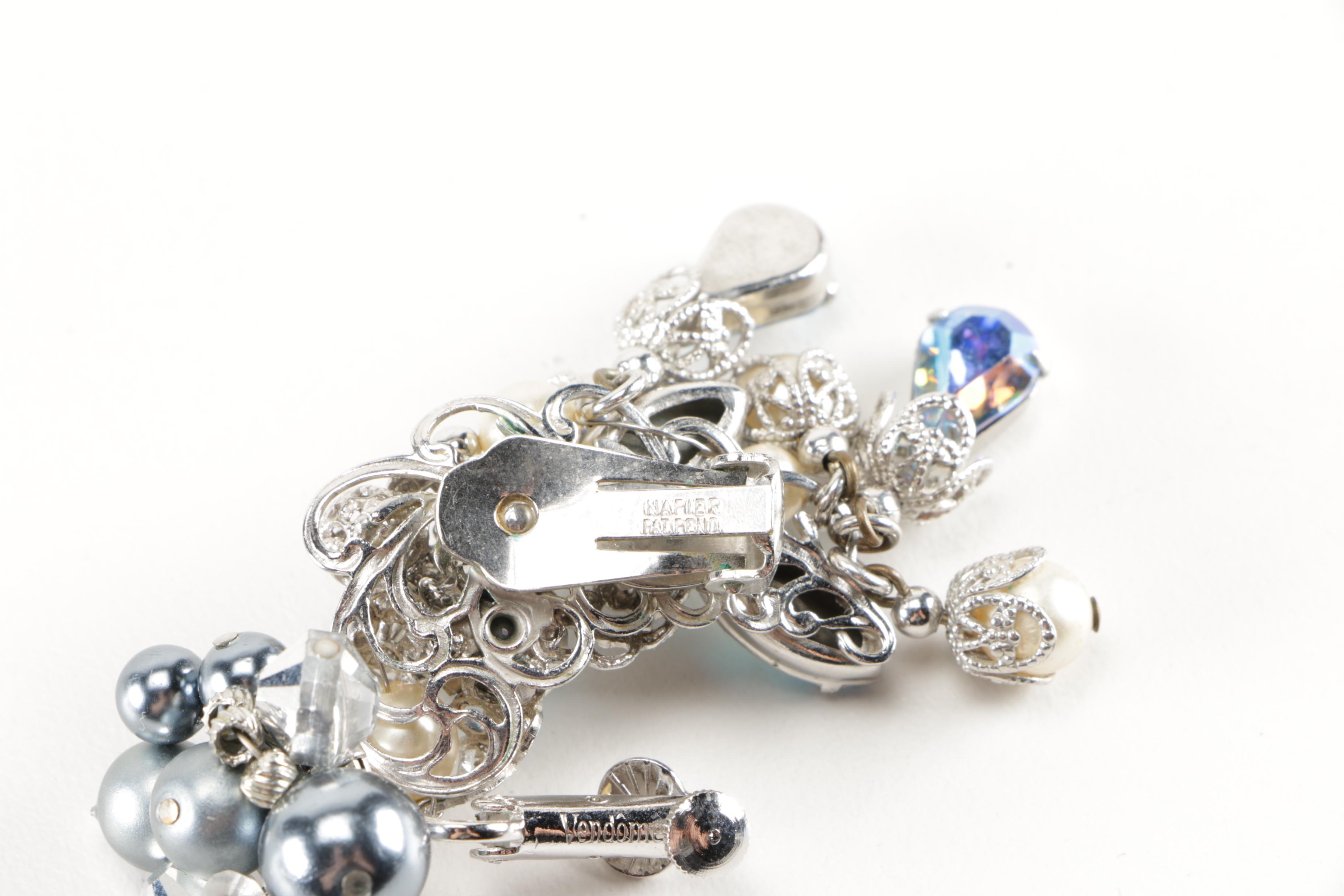 Costume Earrings Including Weiss and Vendome