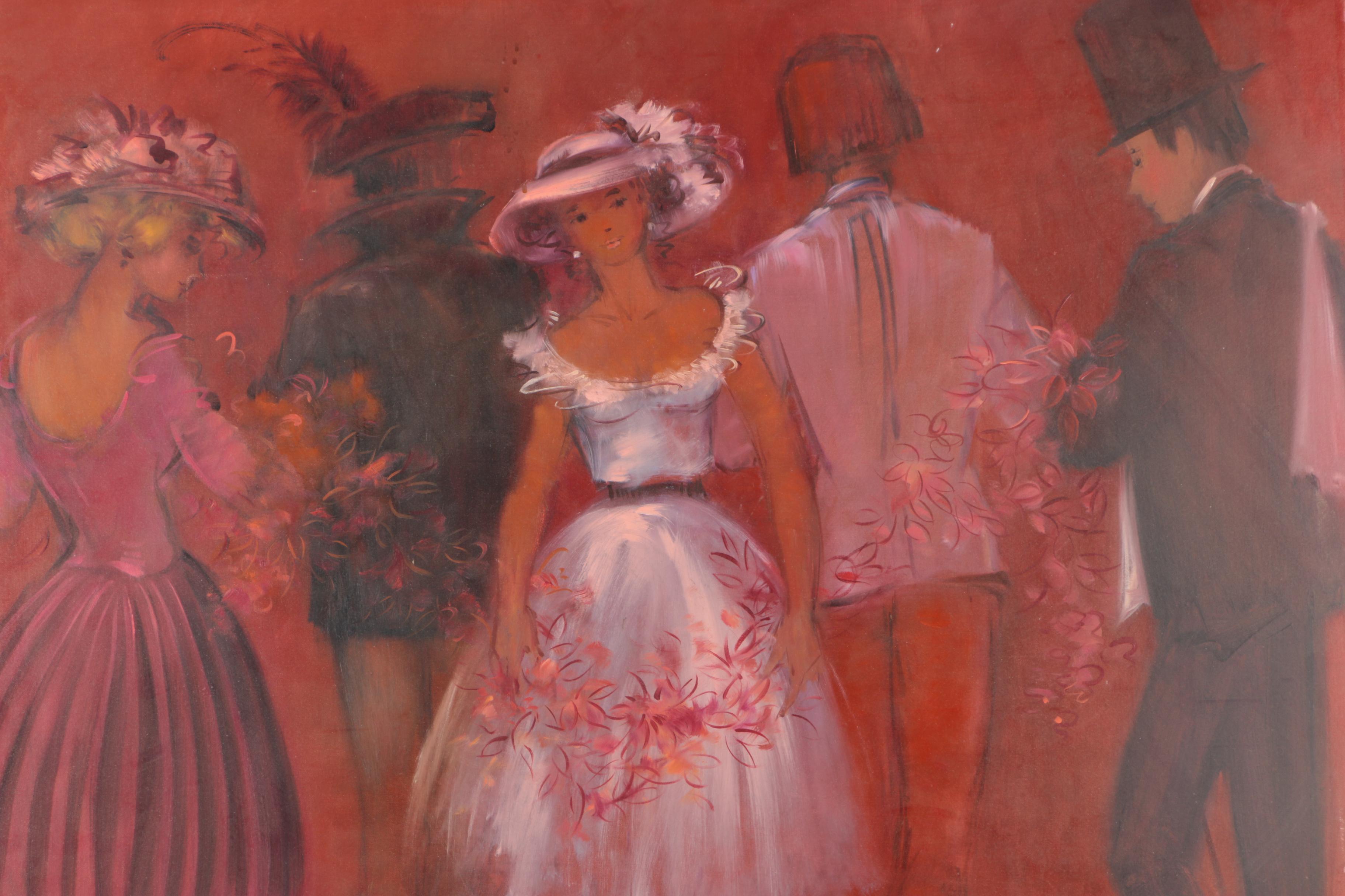 Hansen Original Oil Painting "Dancing"