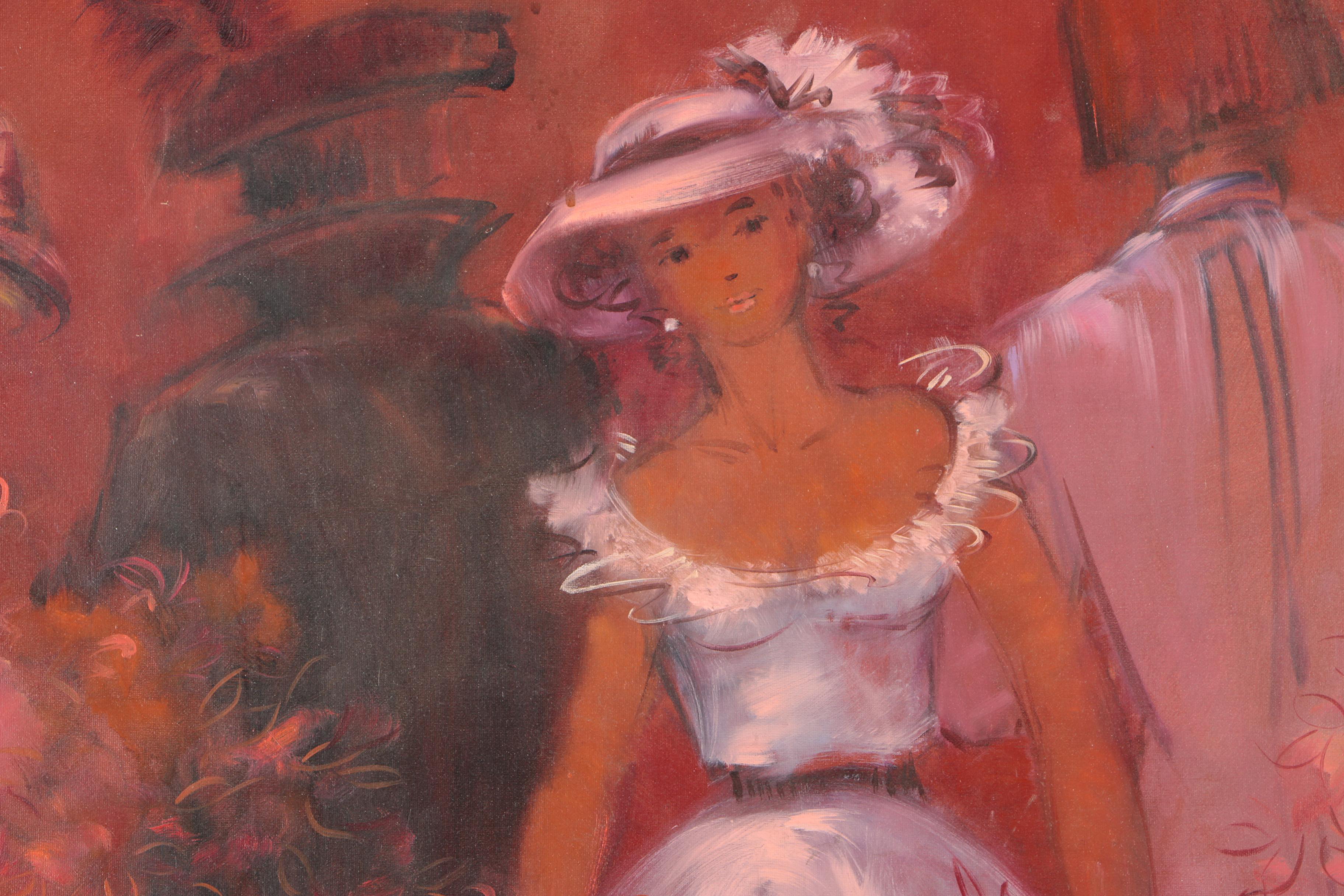 Hansen Original Oil Painting "Dancing"