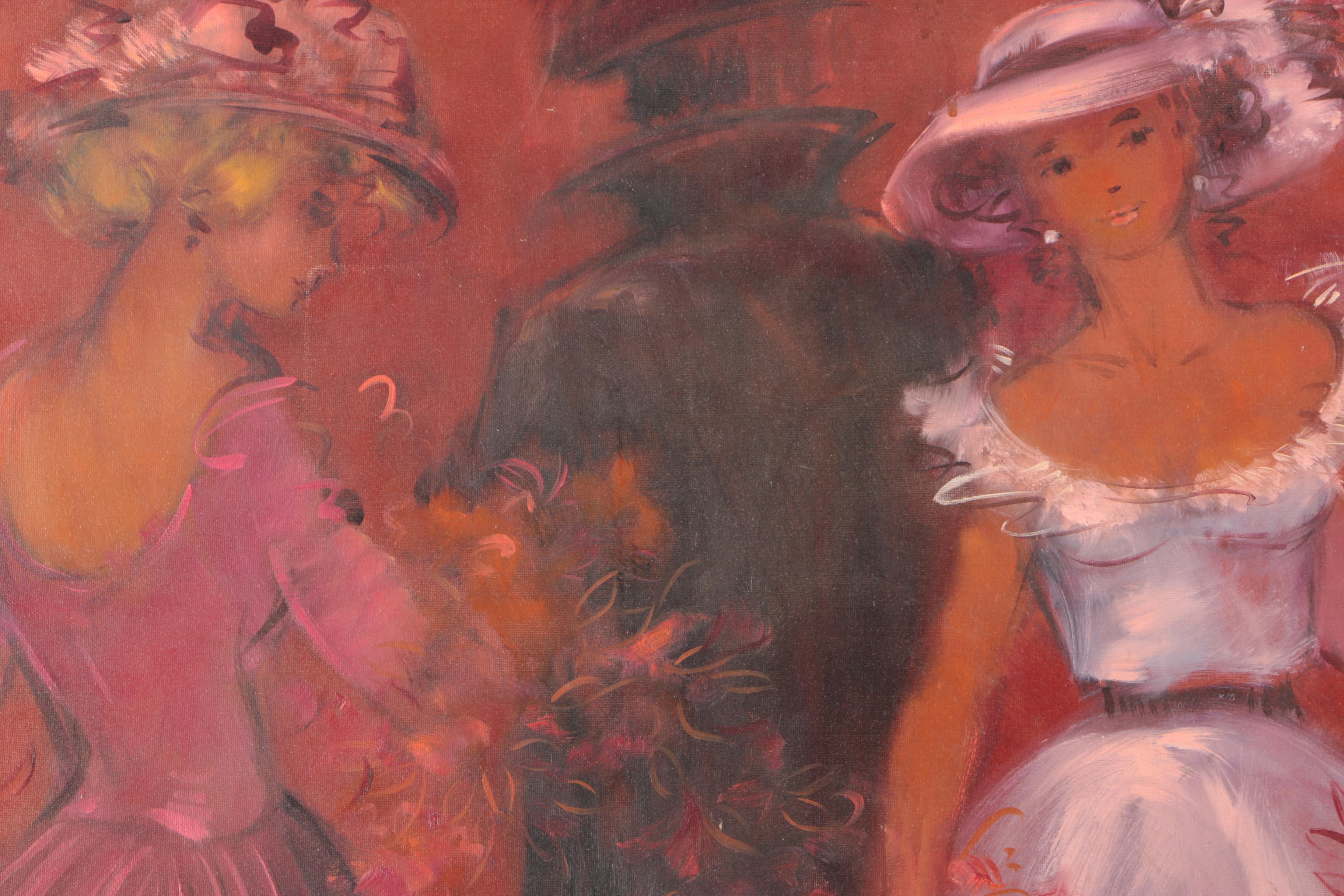 Hansen Original Oil Painting "Dancing"