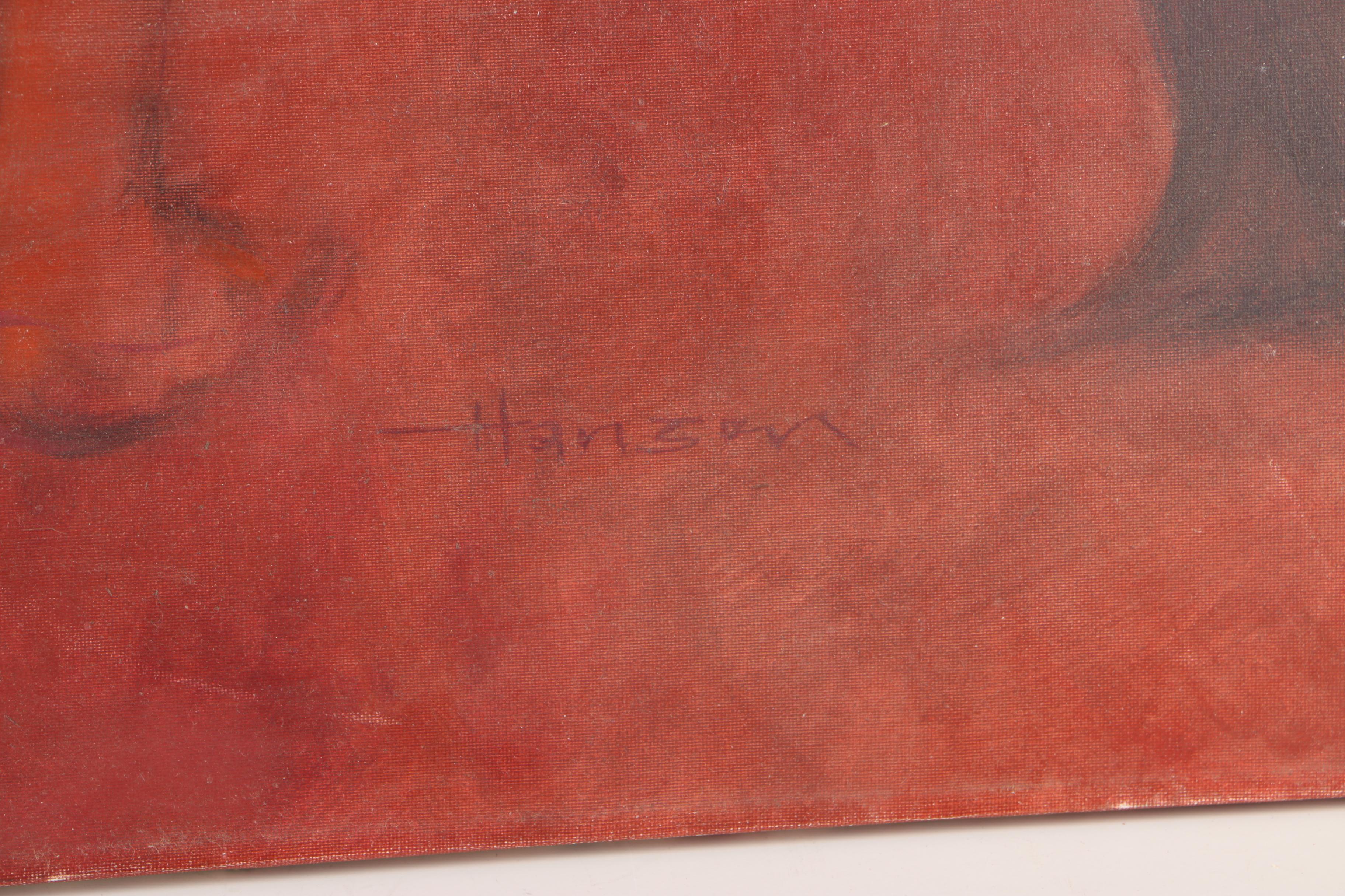 Hansen Original Oil Painting "Dancing"