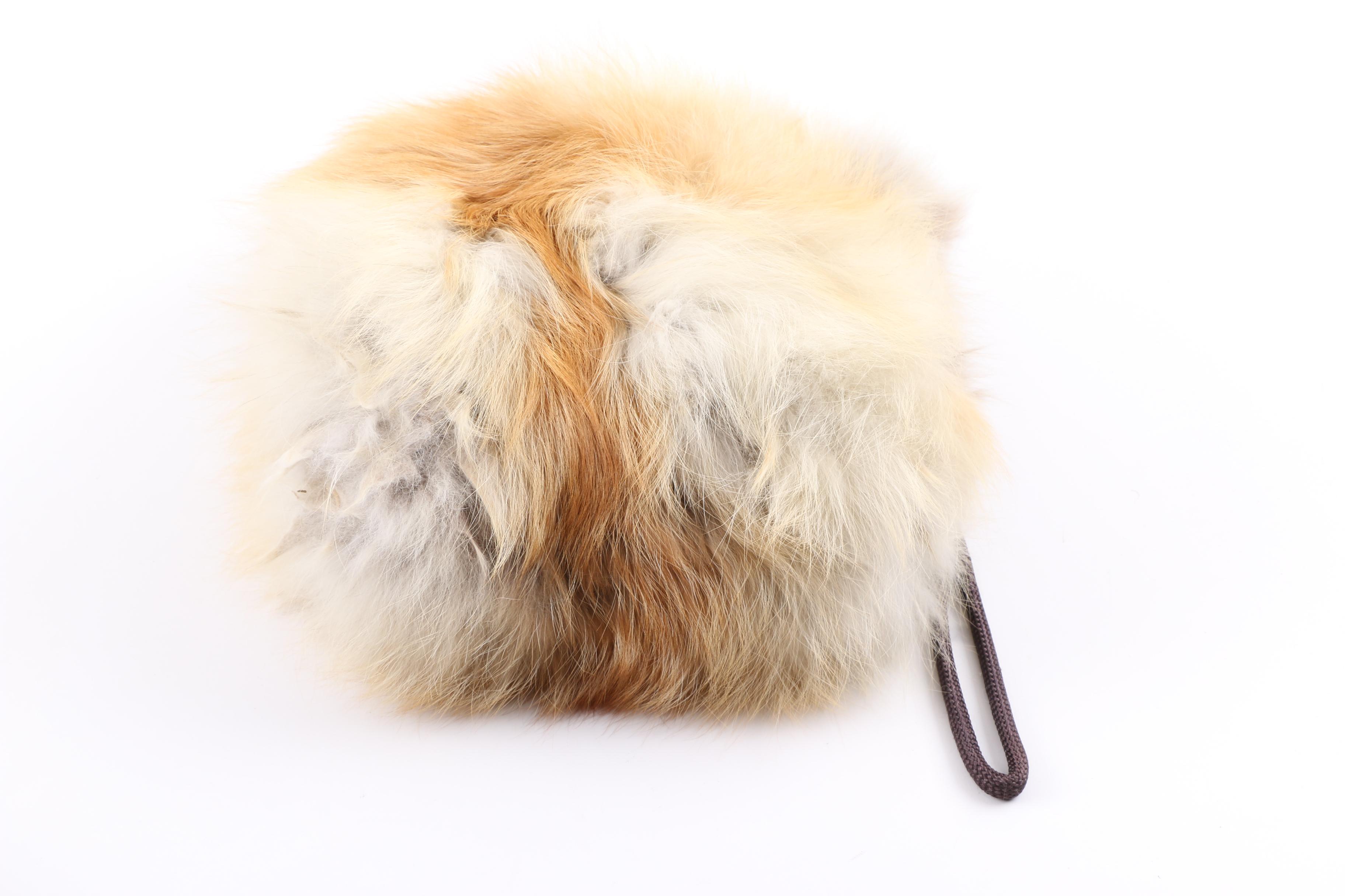Fur Hat and Muffs Including Fox and Racoon