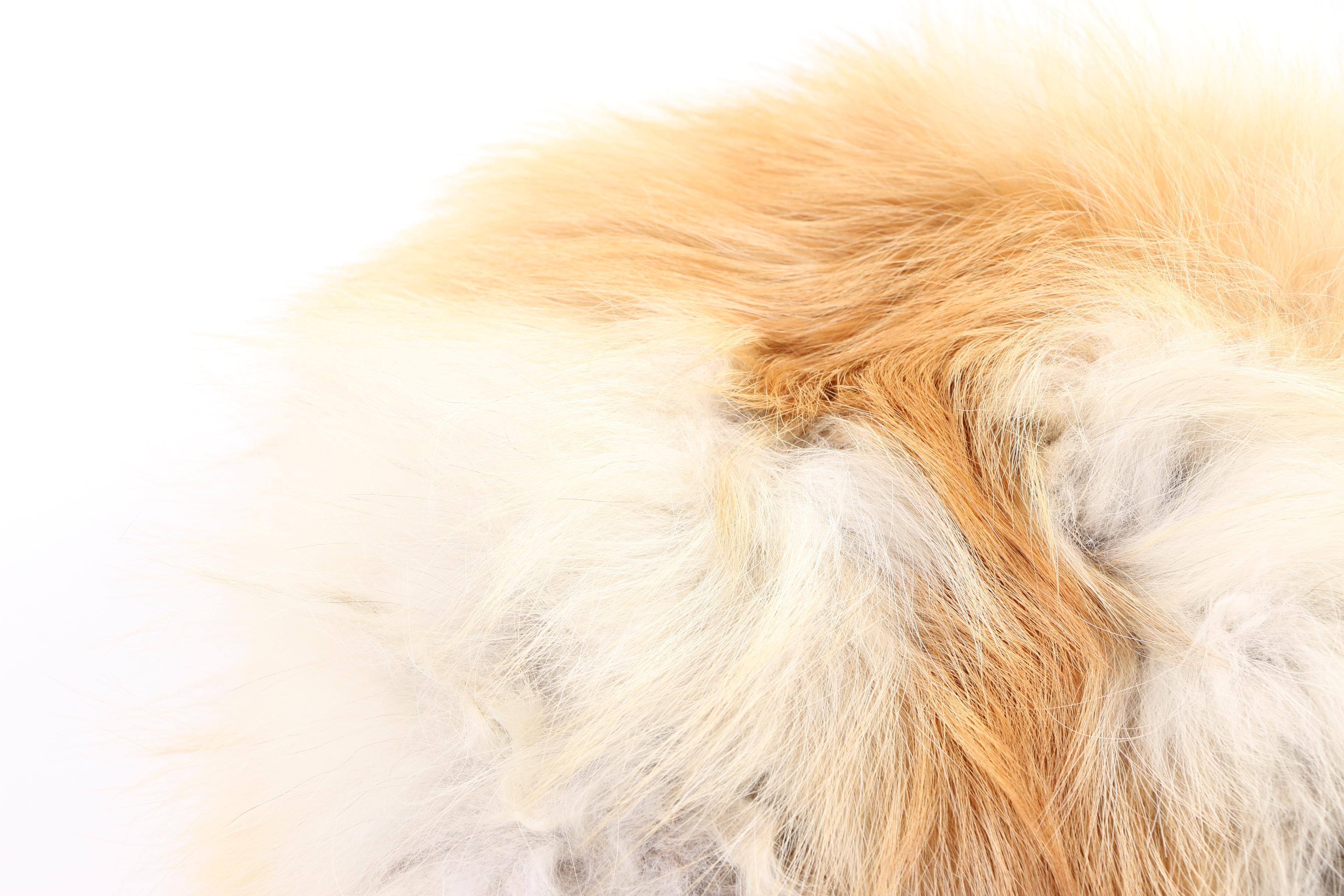 Fur Hat and Muffs Including Fox and Racoon