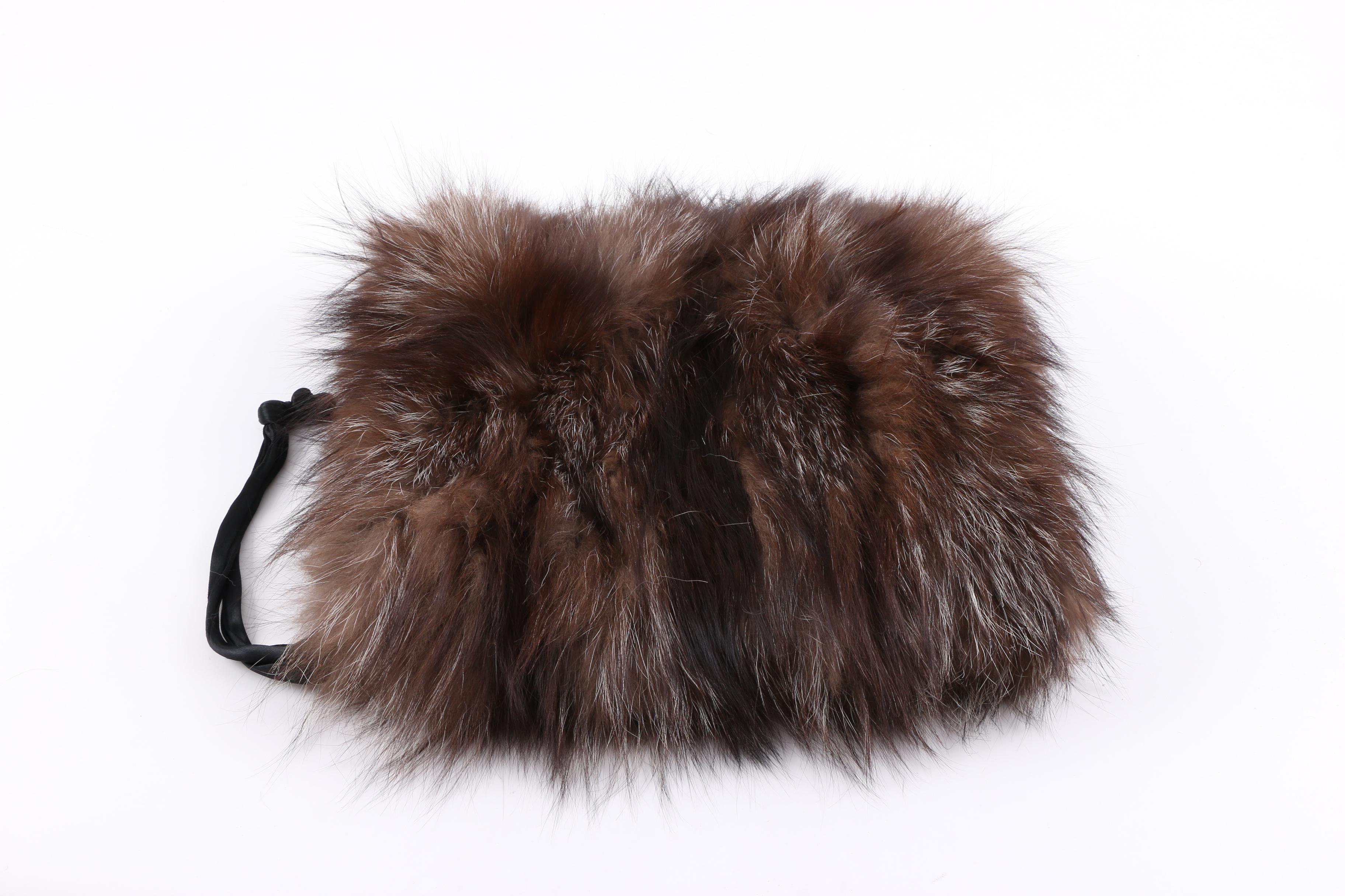 Fur Hat and Muffs Including Fox and Racoon