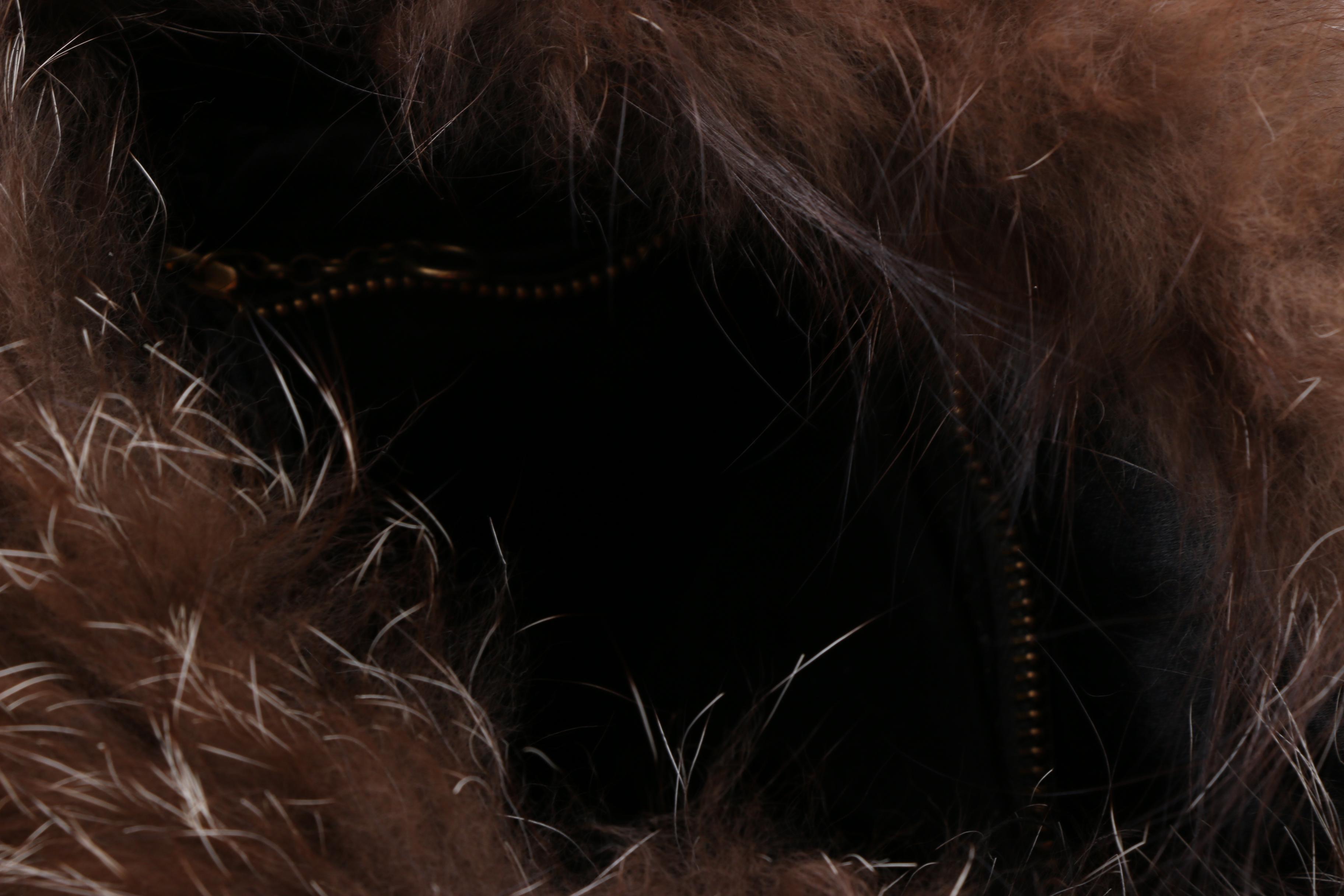 Fur Hat and Muffs Including Fox and Racoon