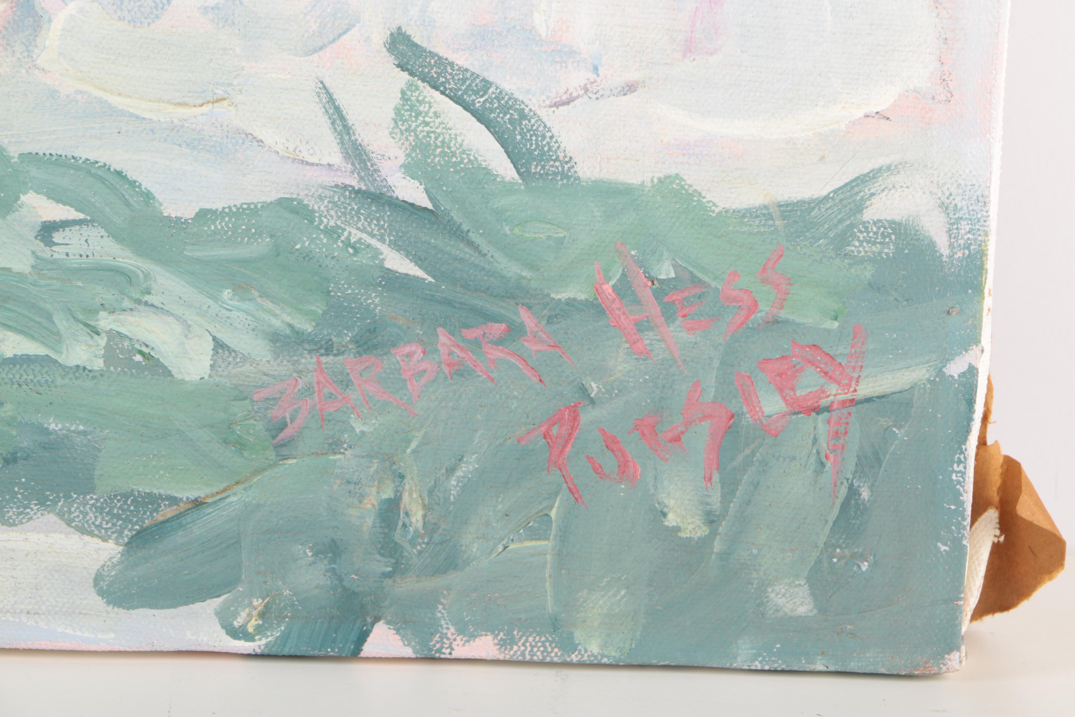 Barbara Pugsley Original Oil Painting "At the Tea Room"