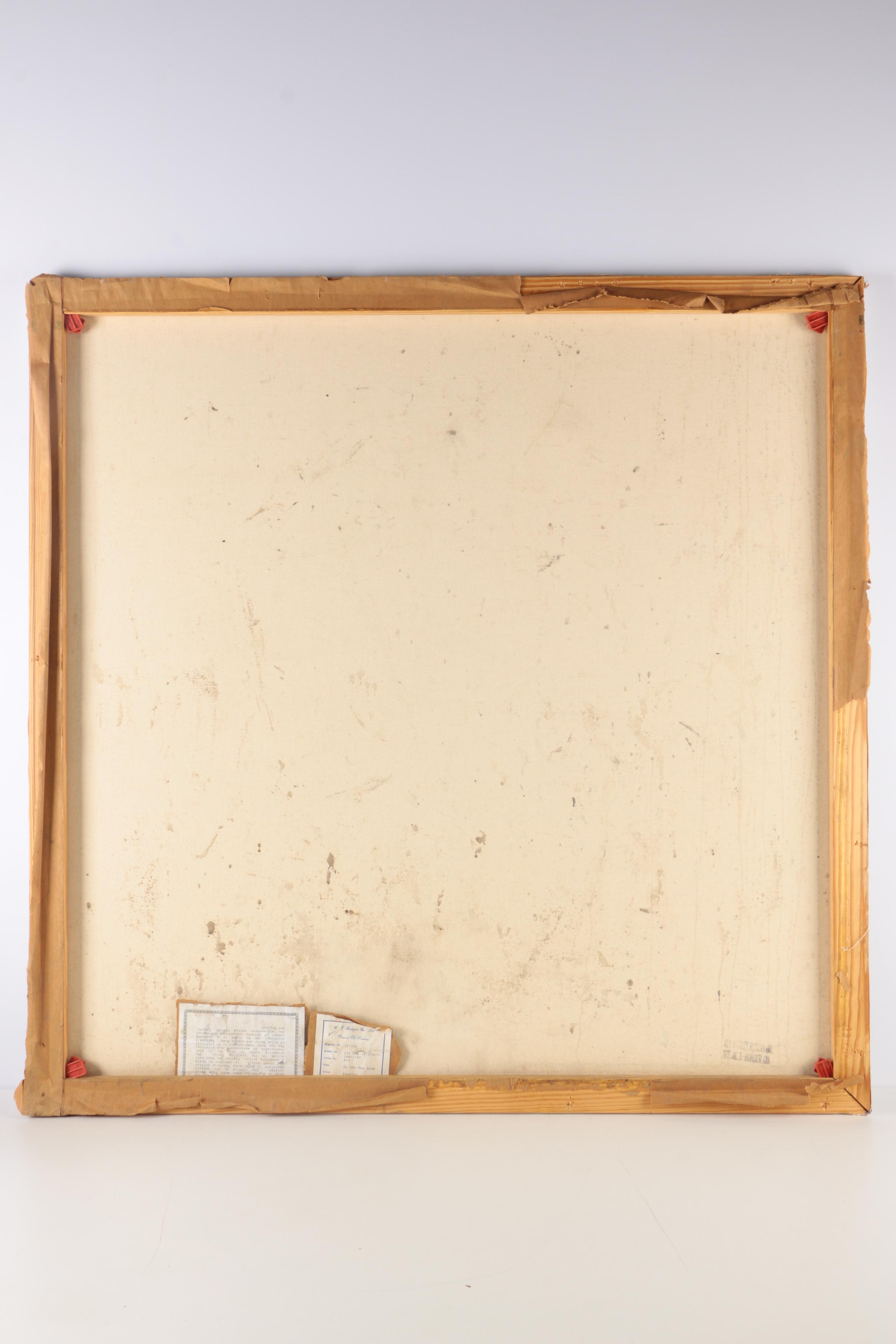 Barbara Pugsley Original Oil Painting "At the Tea Room"