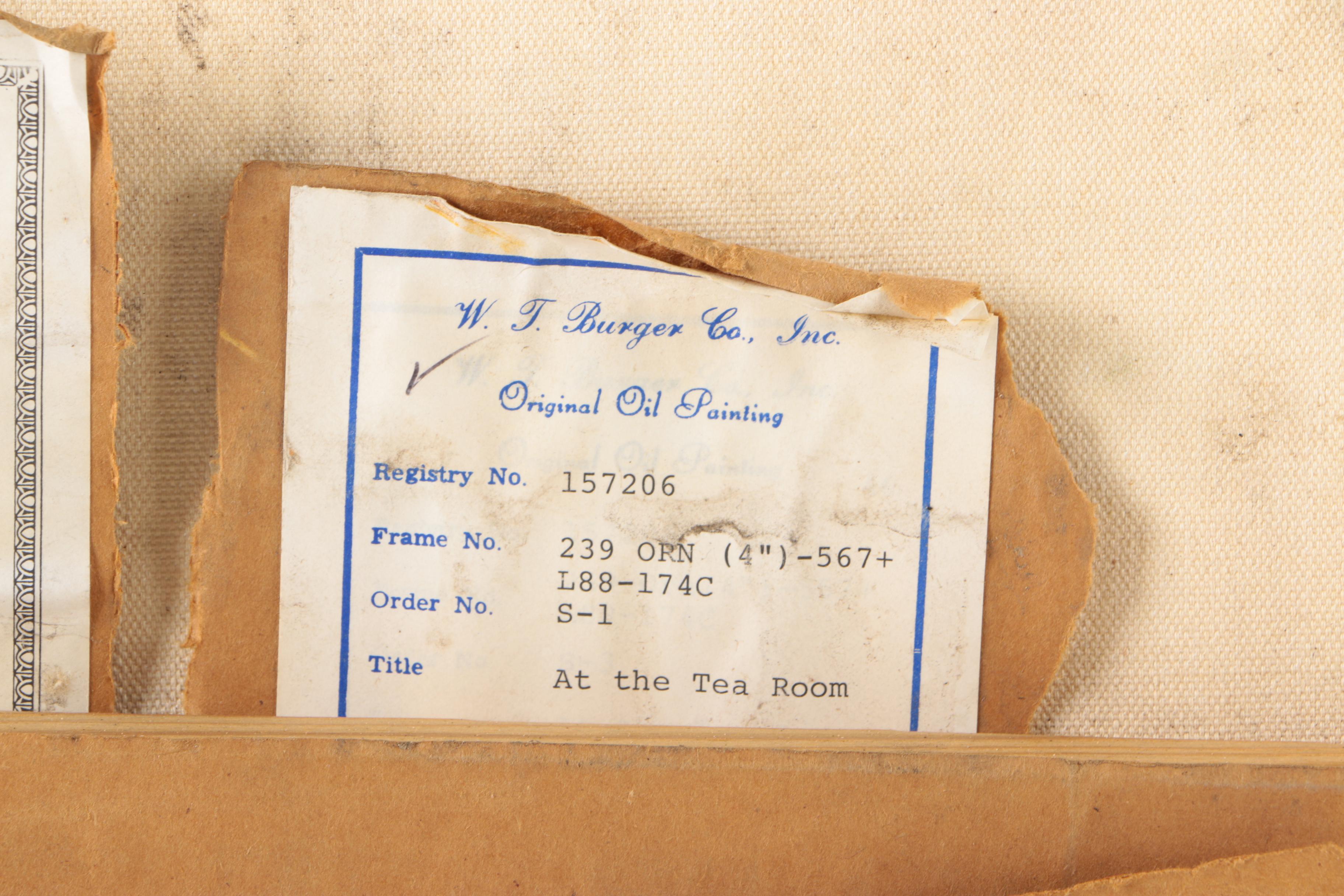 Barbara Pugsley Original Oil Painting "At the Tea Room"