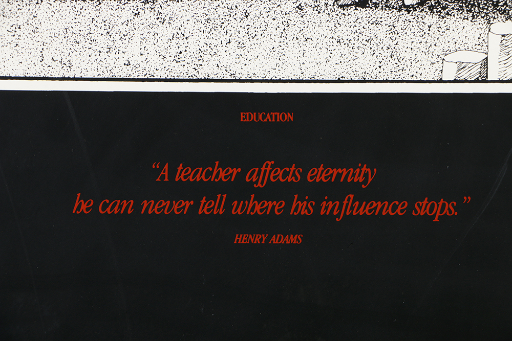 Universal Declaration of Human Rights Lithograph Poster on Paper