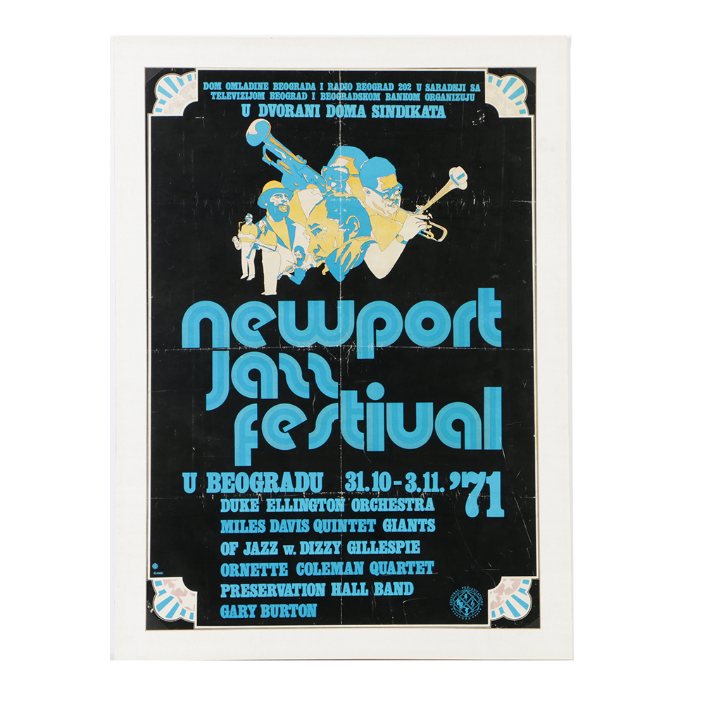 Newport Jazz Festival Giclee Poster on Paper
