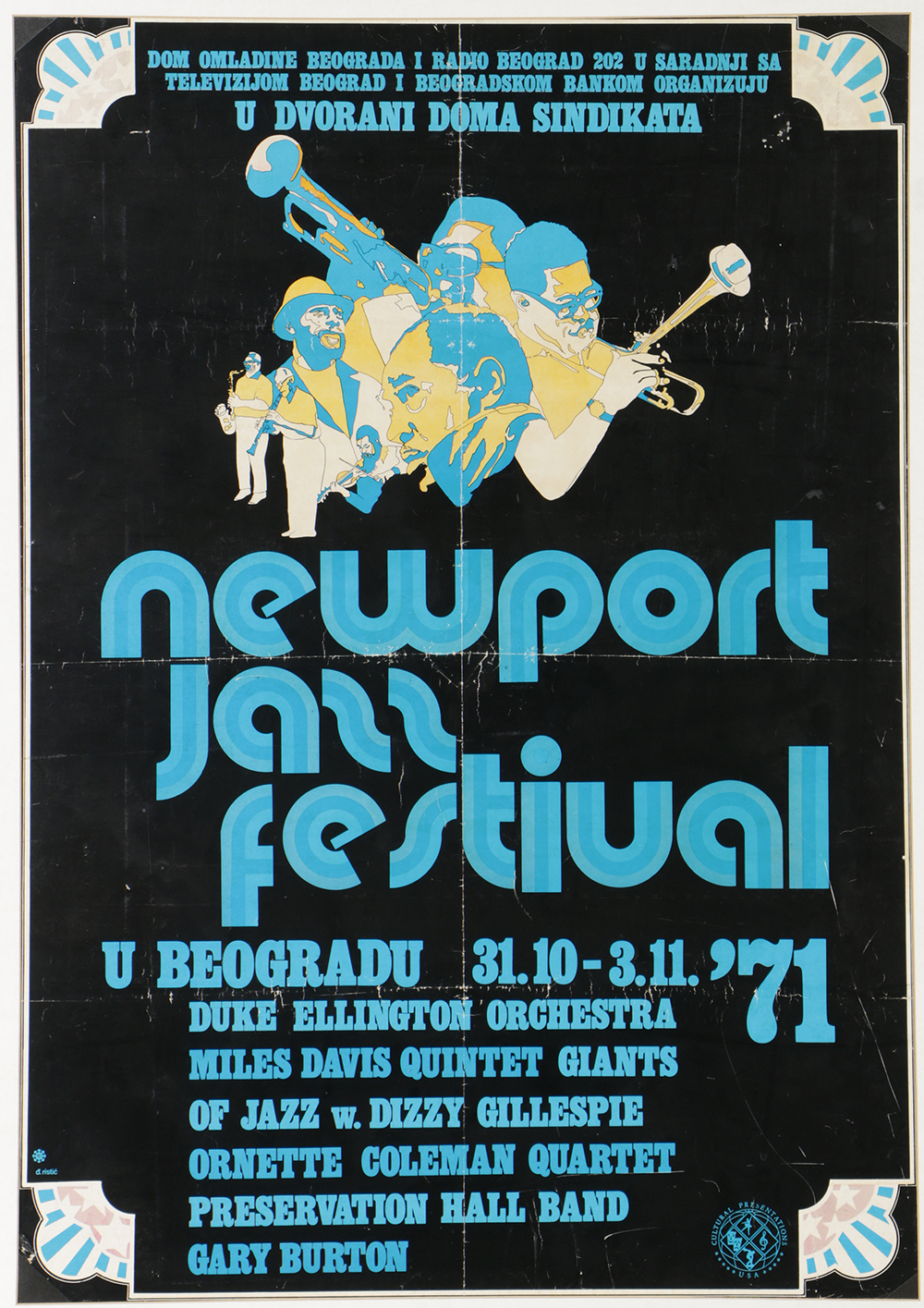 Newport Jazz Festival Giclee Poster on Paper
