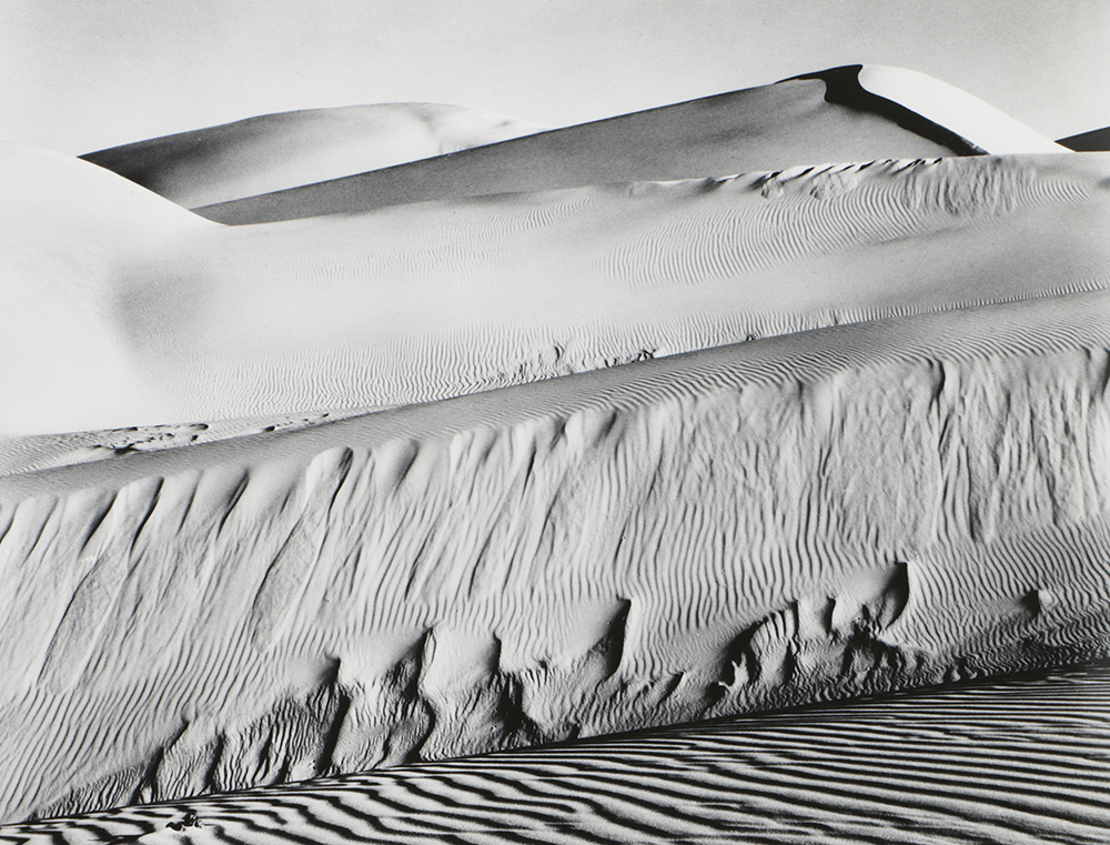 Silver Gelatin Print on Paper after Edward Weston "Dunes, Oceano"