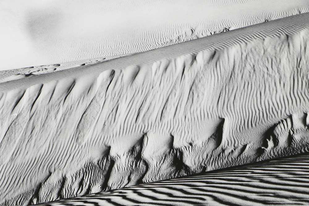 Silver Gelatin Print on Paper after Edward Weston "Dunes, Oceano"