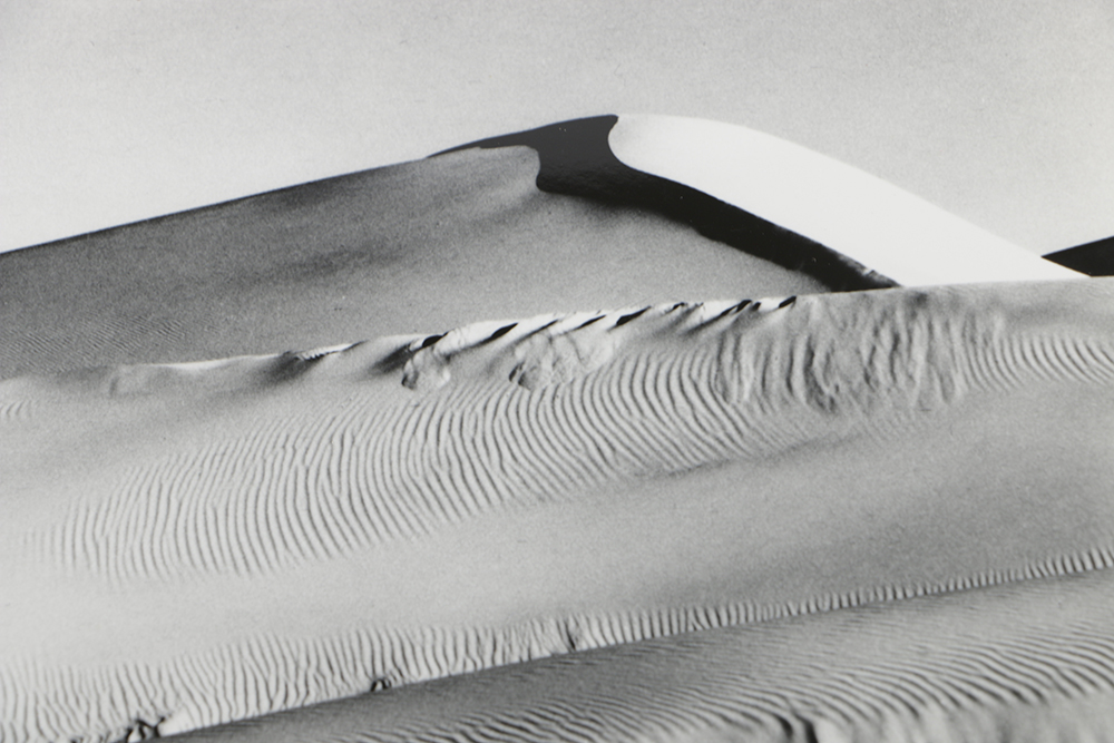 Silver Gelatin Print on Paper after Edward Weston "Dunes, Oceano"