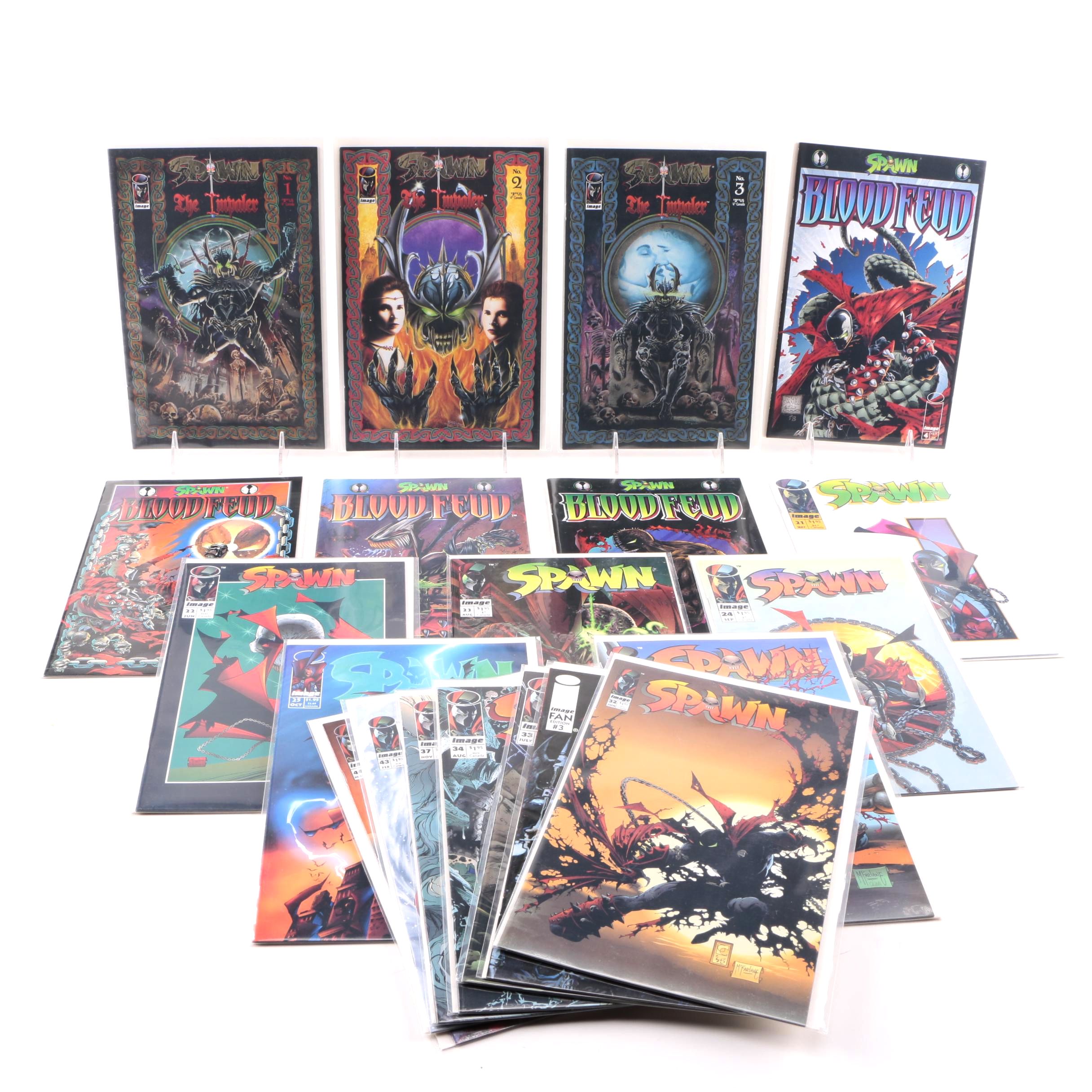 Assorted "Spawn" Comics Including Miniseries Issues