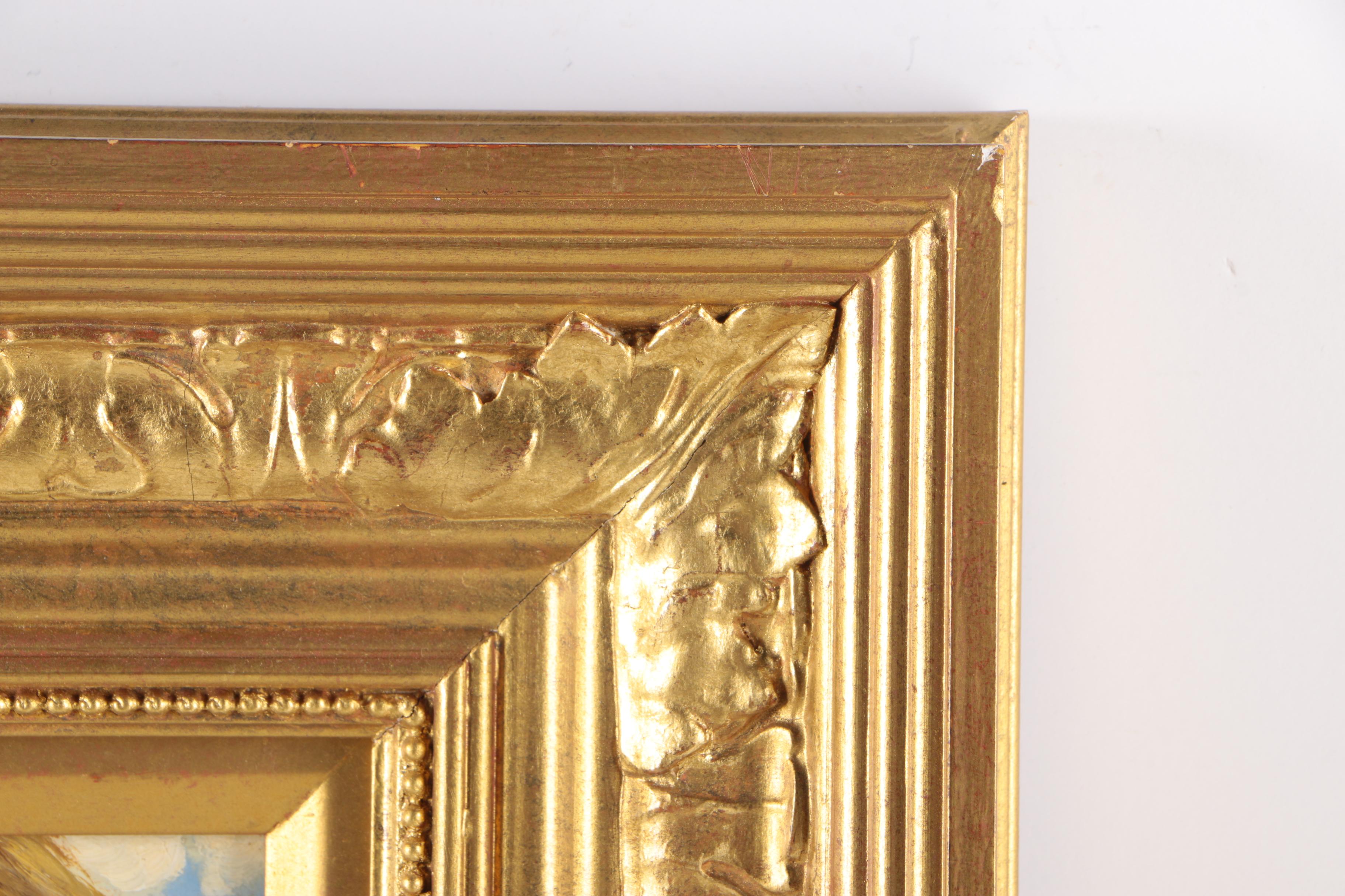 C.Shayer Original Oil Painting "Chickens"