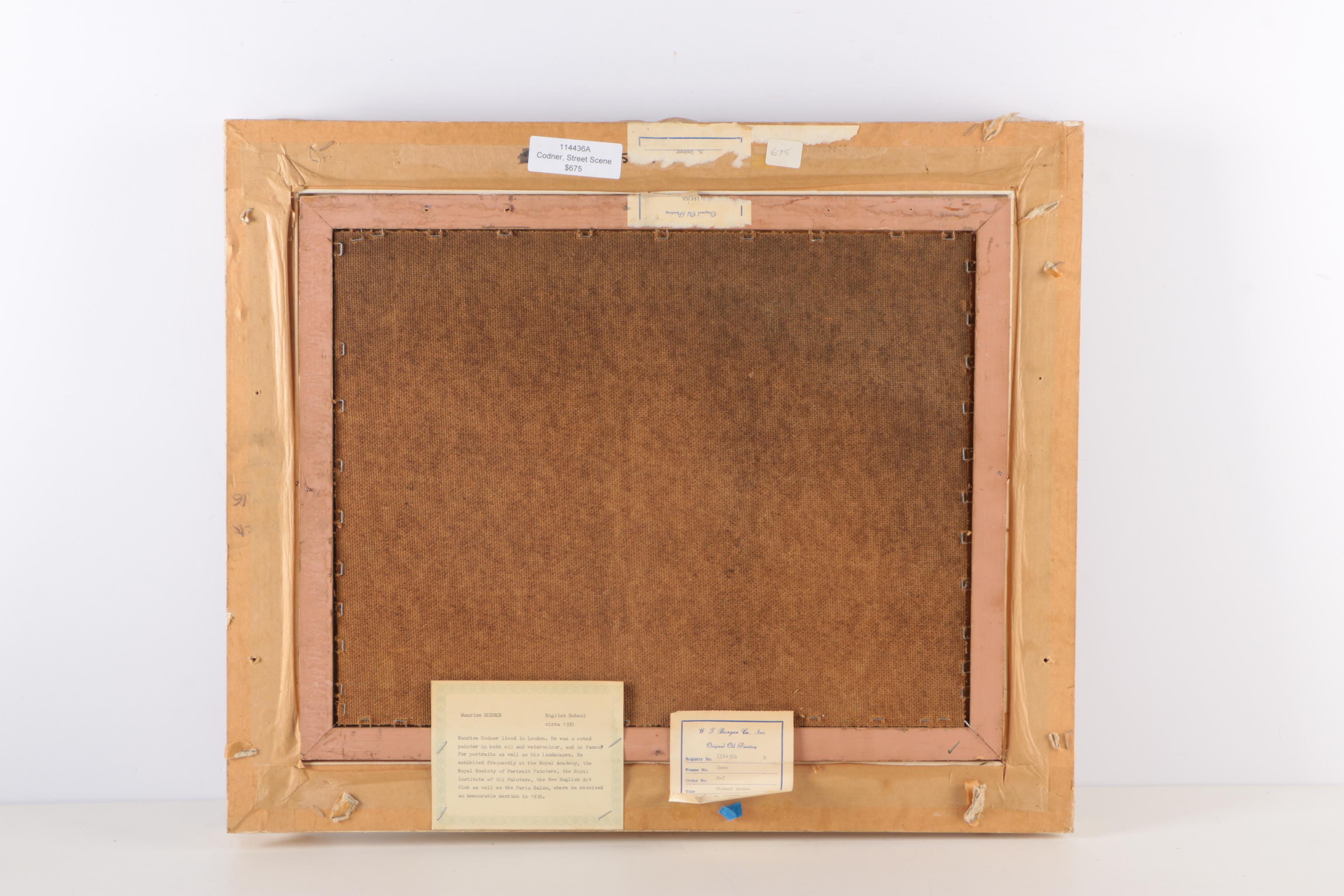 Maurice Frederick Codner Landscape of a Street